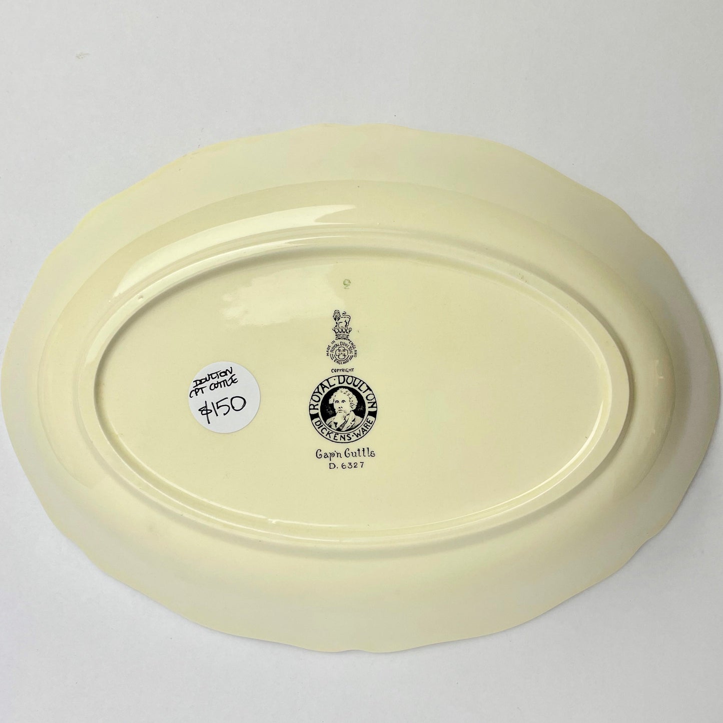 Royal Doulton Dickens Ware Plate – Cap’n Cuttle – D6327