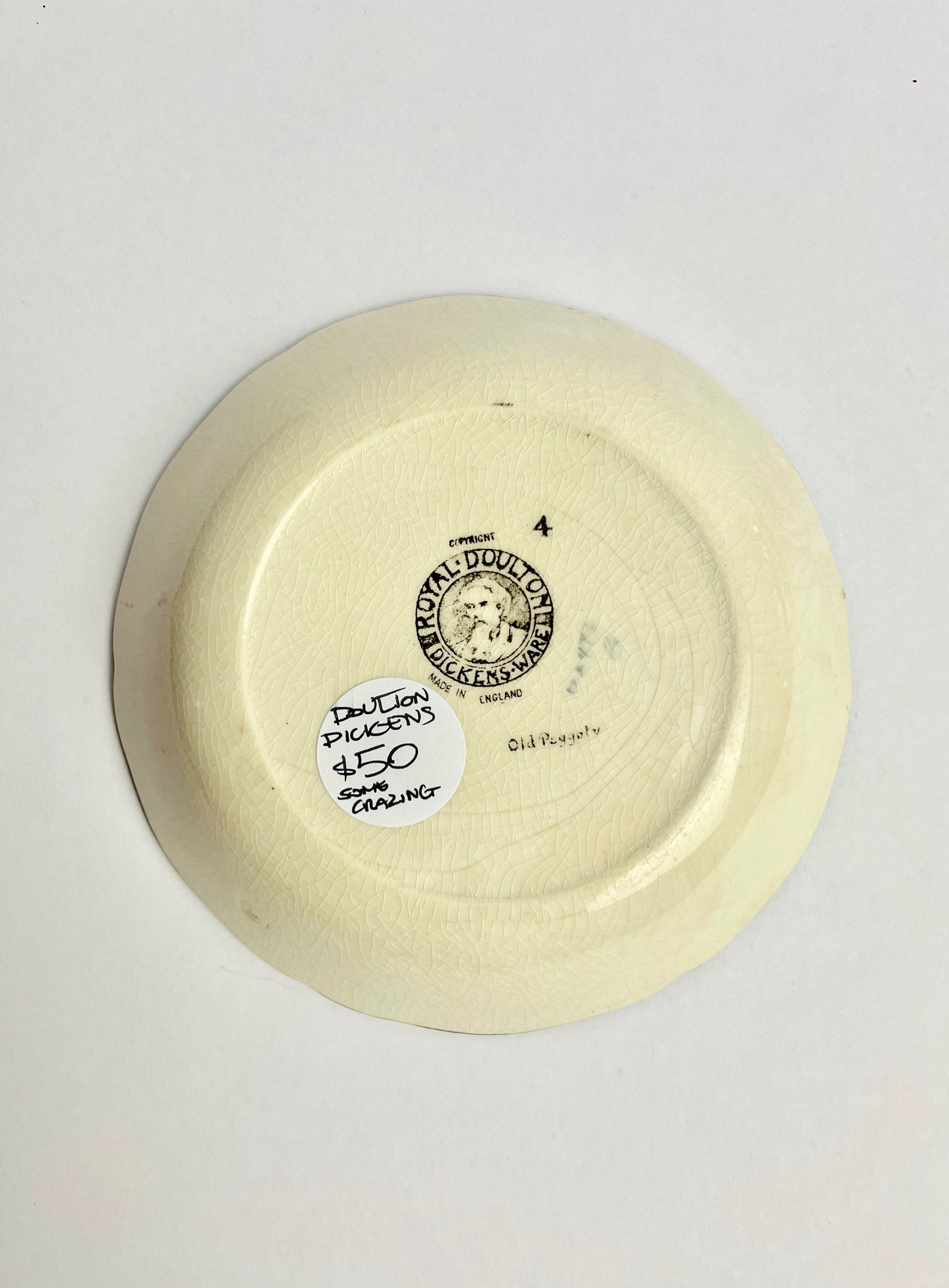 Royal Doulton Old Peggotty Plate