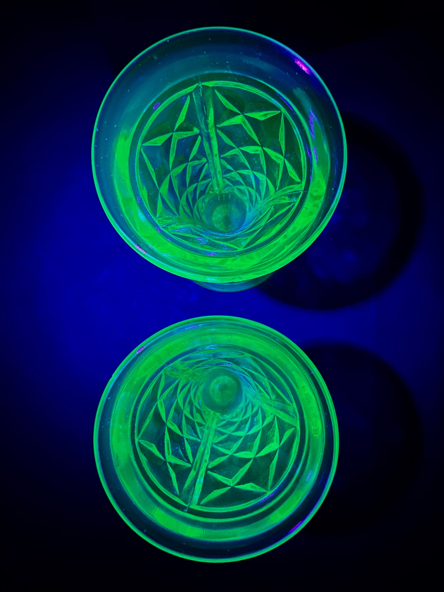 Uranium Glass Vases