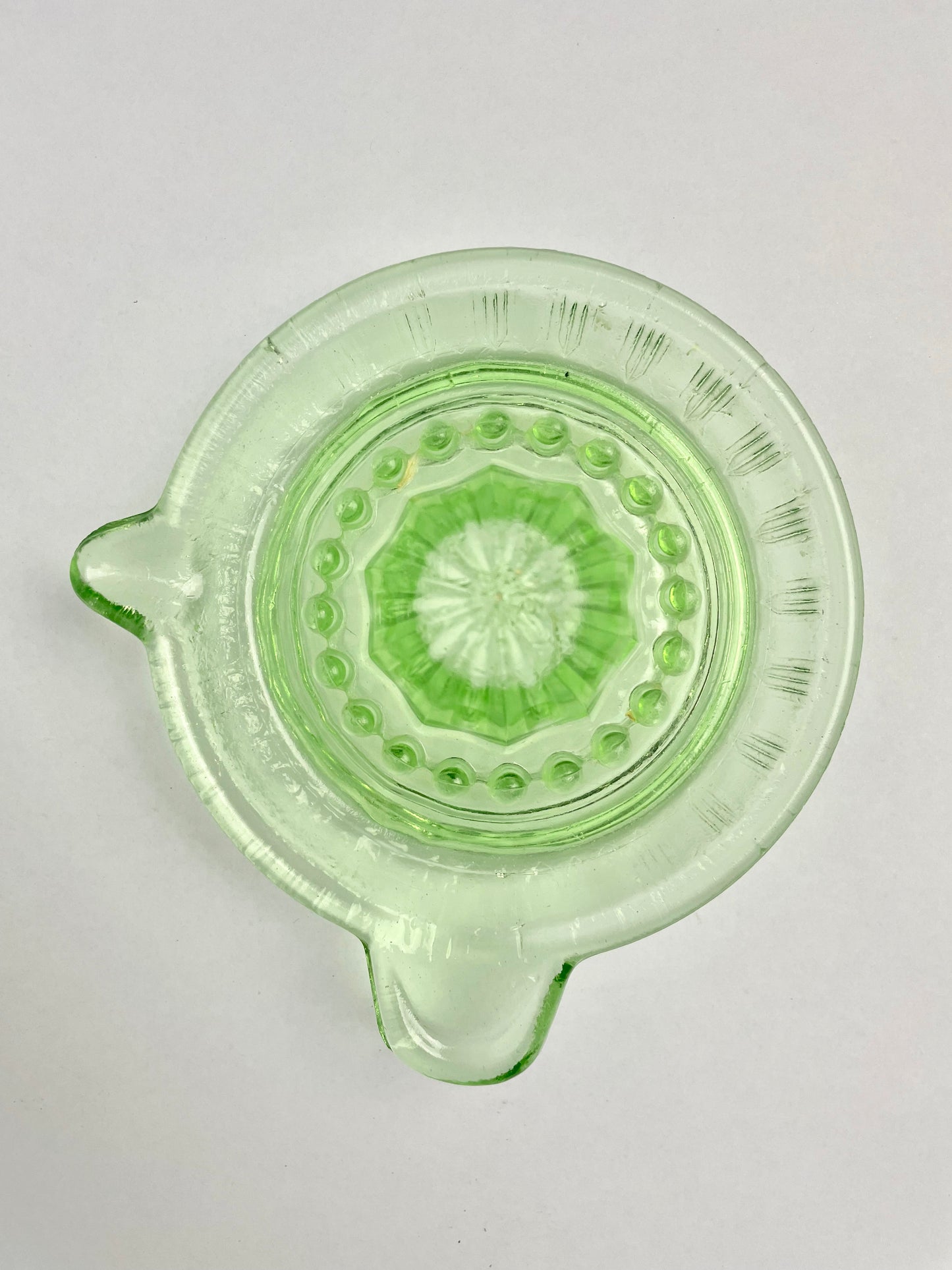 Depression Glass Juicer