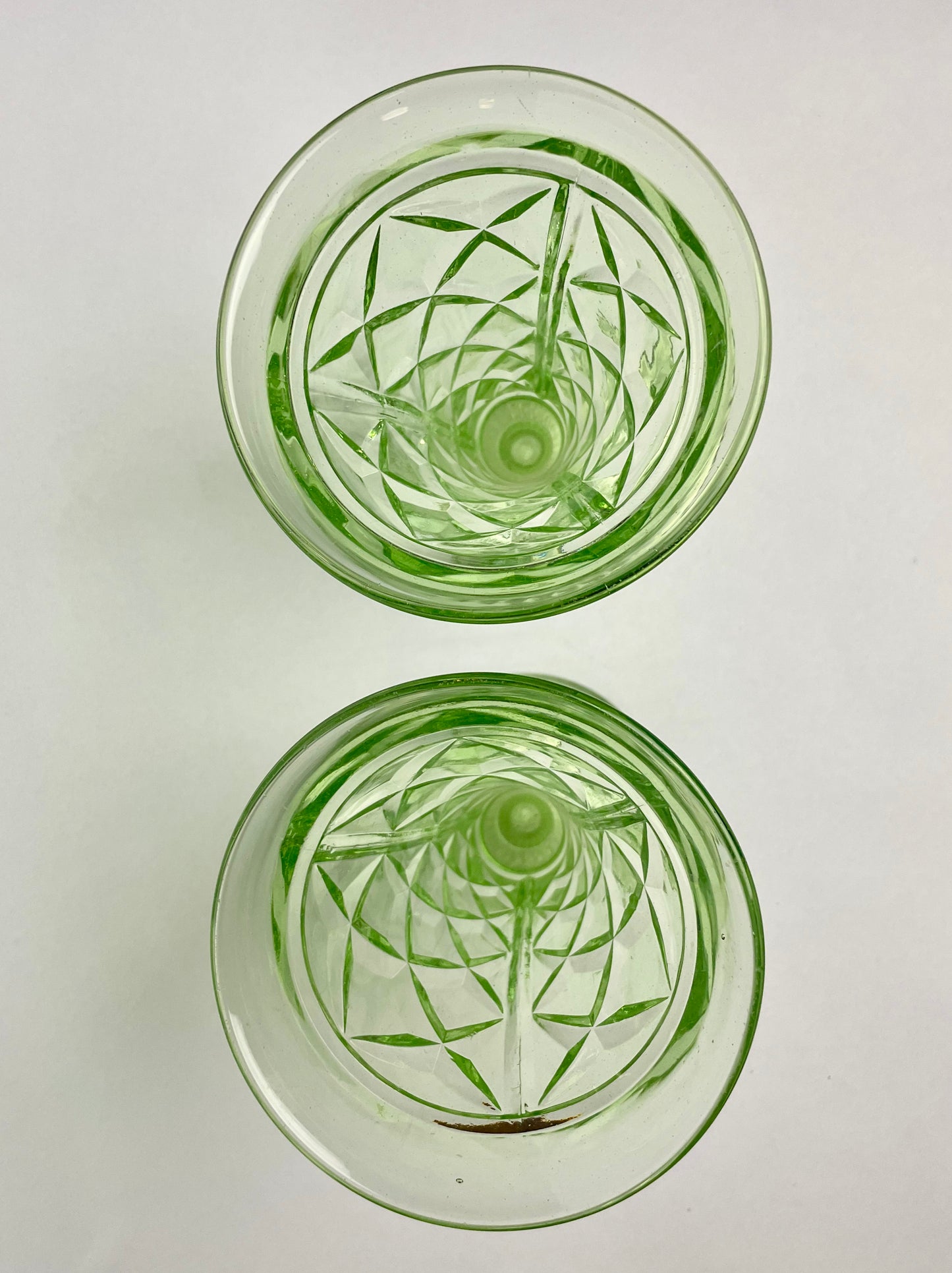 Depression Glass Vases
