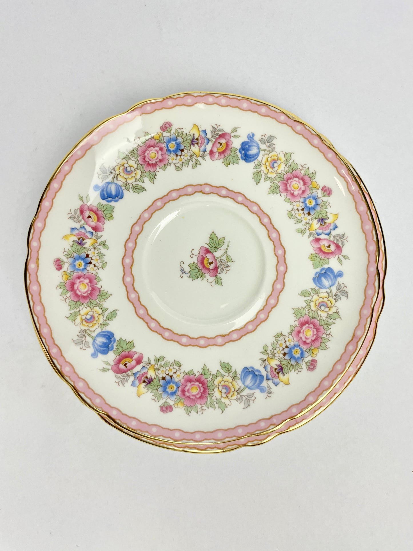 Shelley Fine Bone China Pompadour 13516 Trio