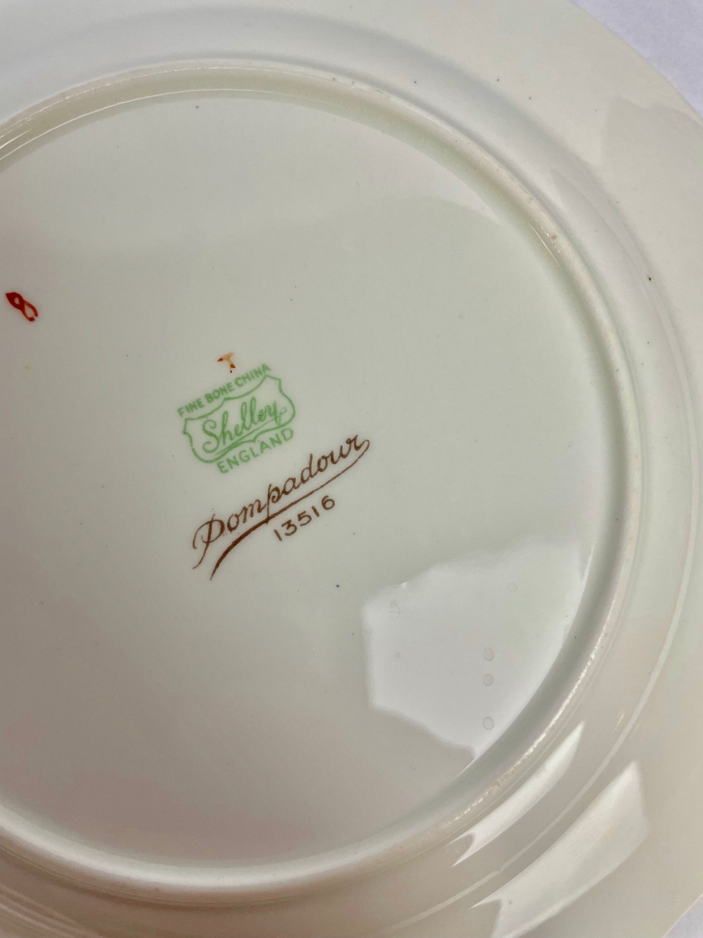 Shelley Fine Bone China Pompadour 13516 Trio