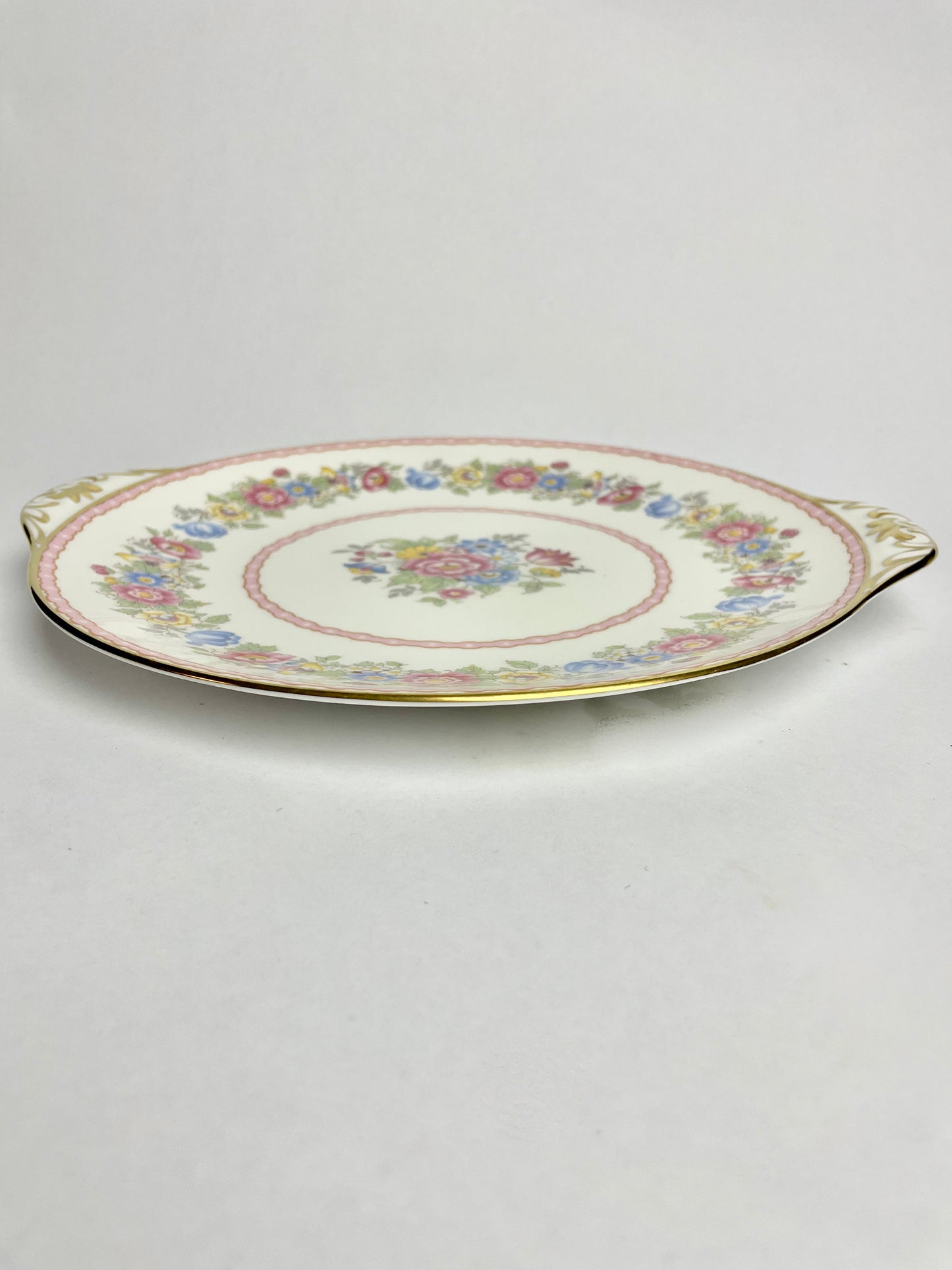 Shelley Fine Bone China Pompadour 13516 Cake Plate