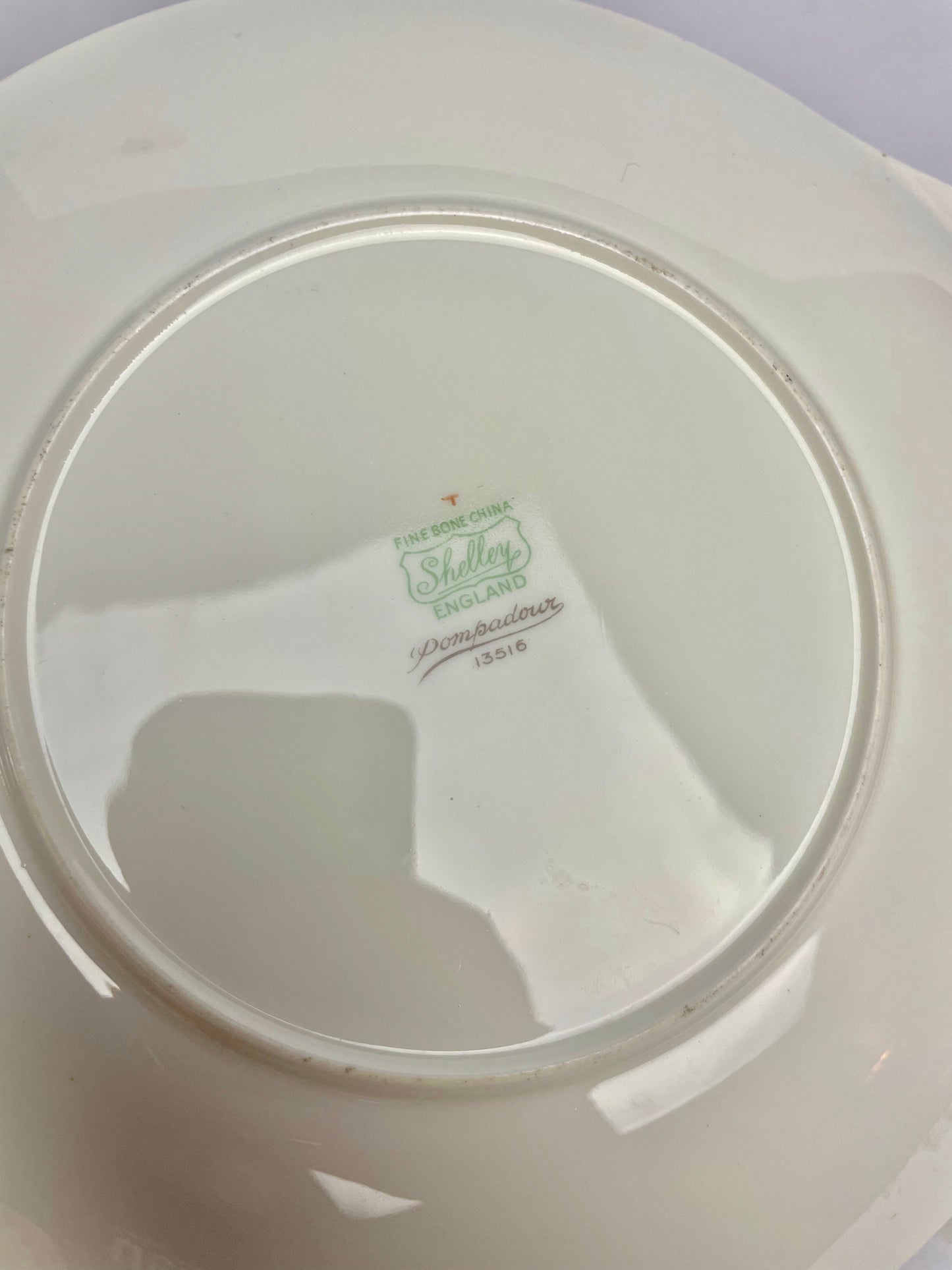 Shelley Fine Bone China Pompadour 13516 Cake Plate