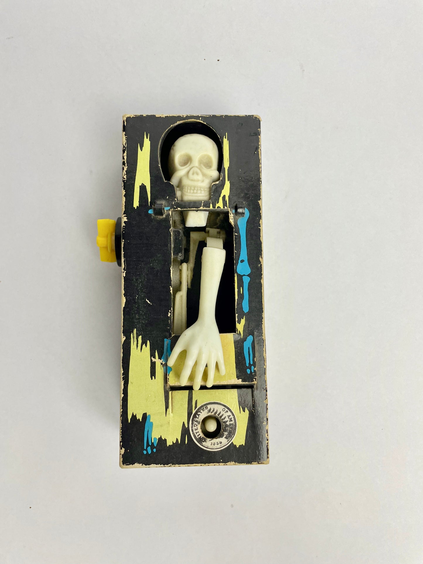 Vintage Coffin Bank Everlast Wind Up Halloween Money Bank Hong Kong