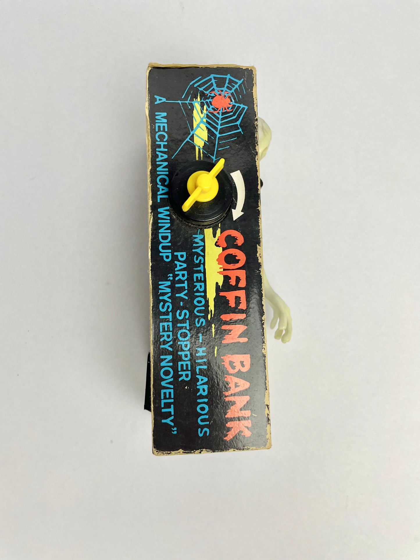 Vintage Coffin Bank Everlast Wind Up Halloween Money Bank Hong Kong