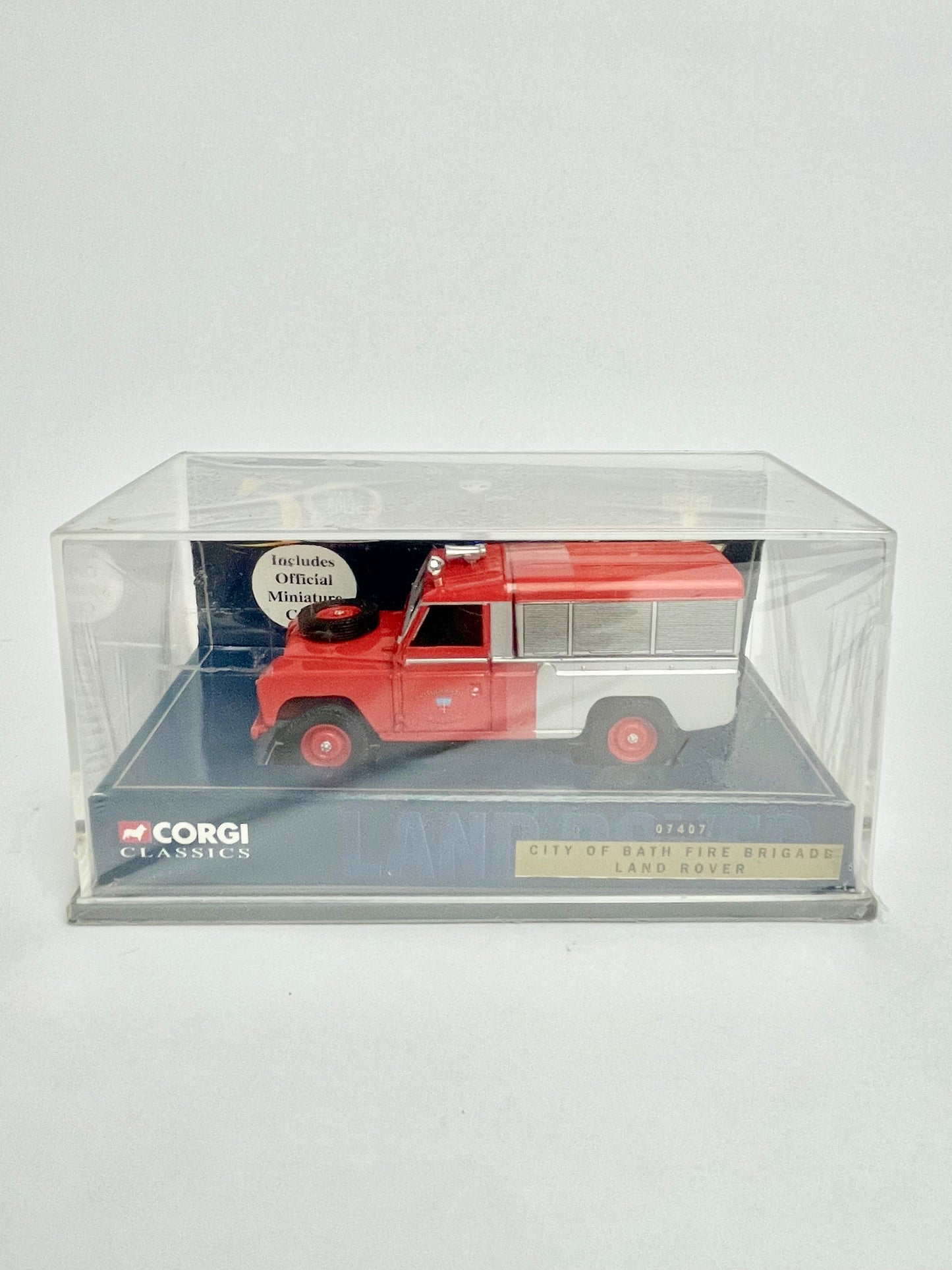 Corgi 1958-1961 Land Rover Series II City of Bath Fire Brigade 1/43 Limited Edition