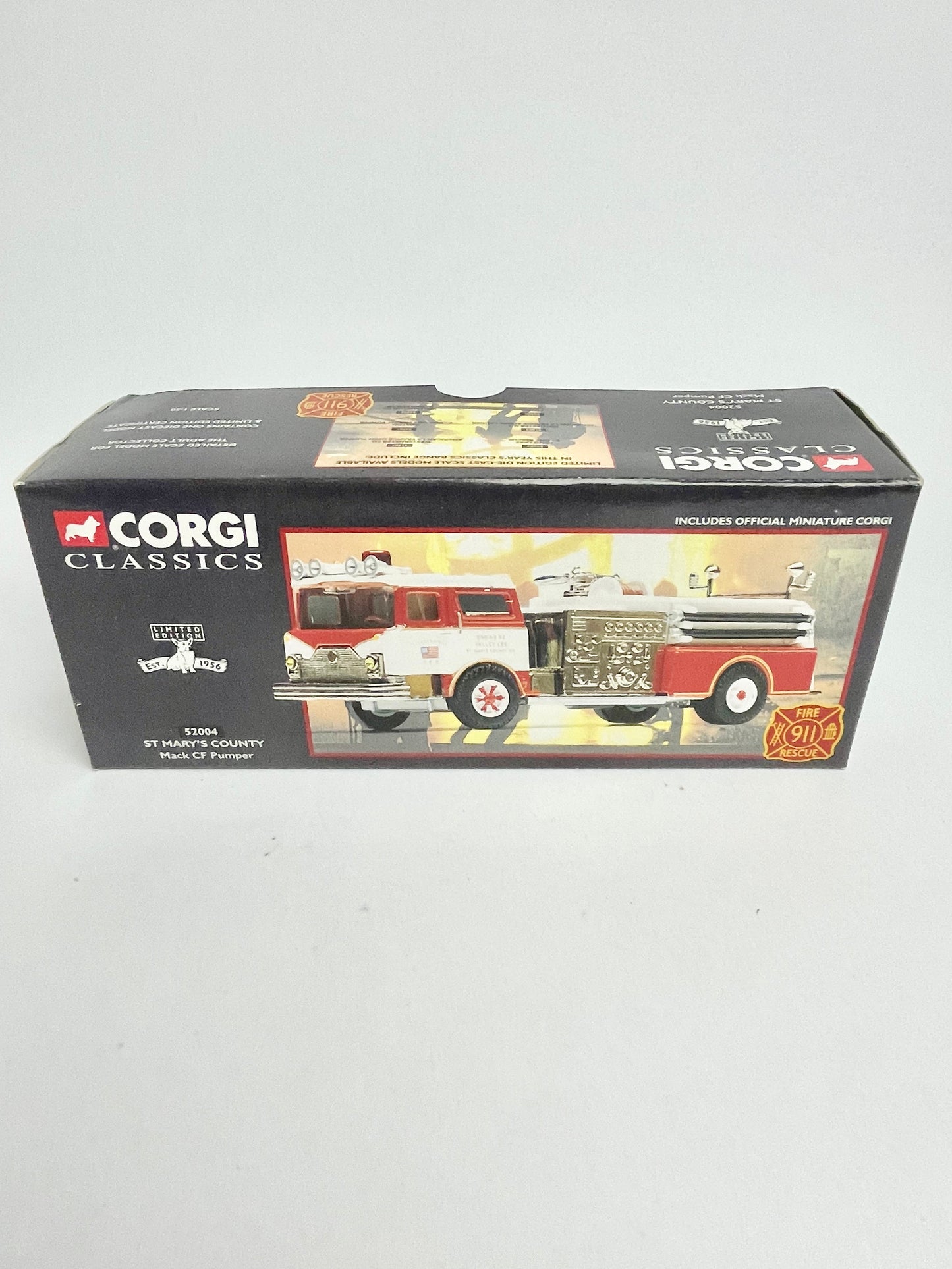 Corgi Classics St Mary's County Mack CF Pumper Fire Truck 1997 52004