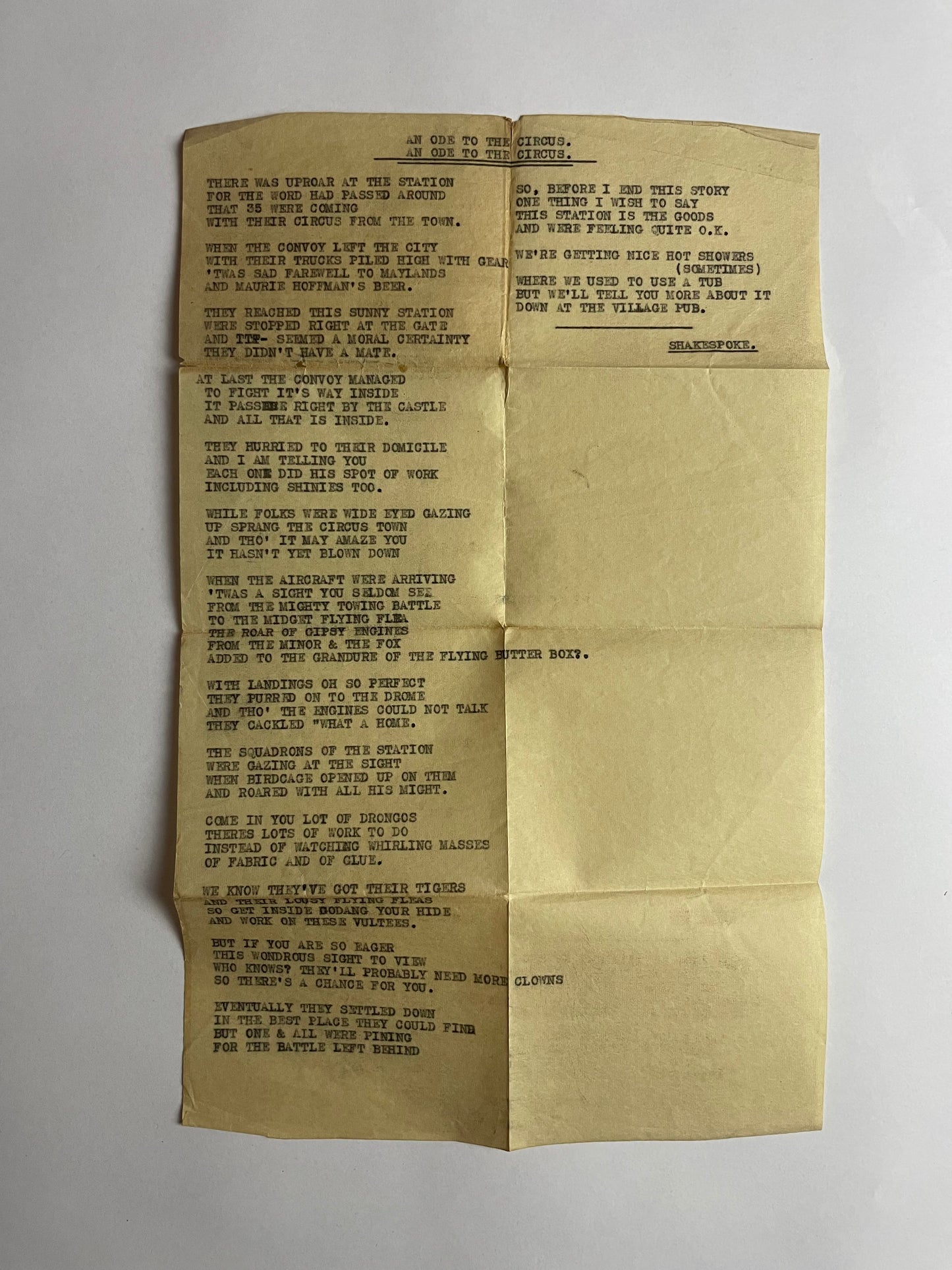 Soldier's things