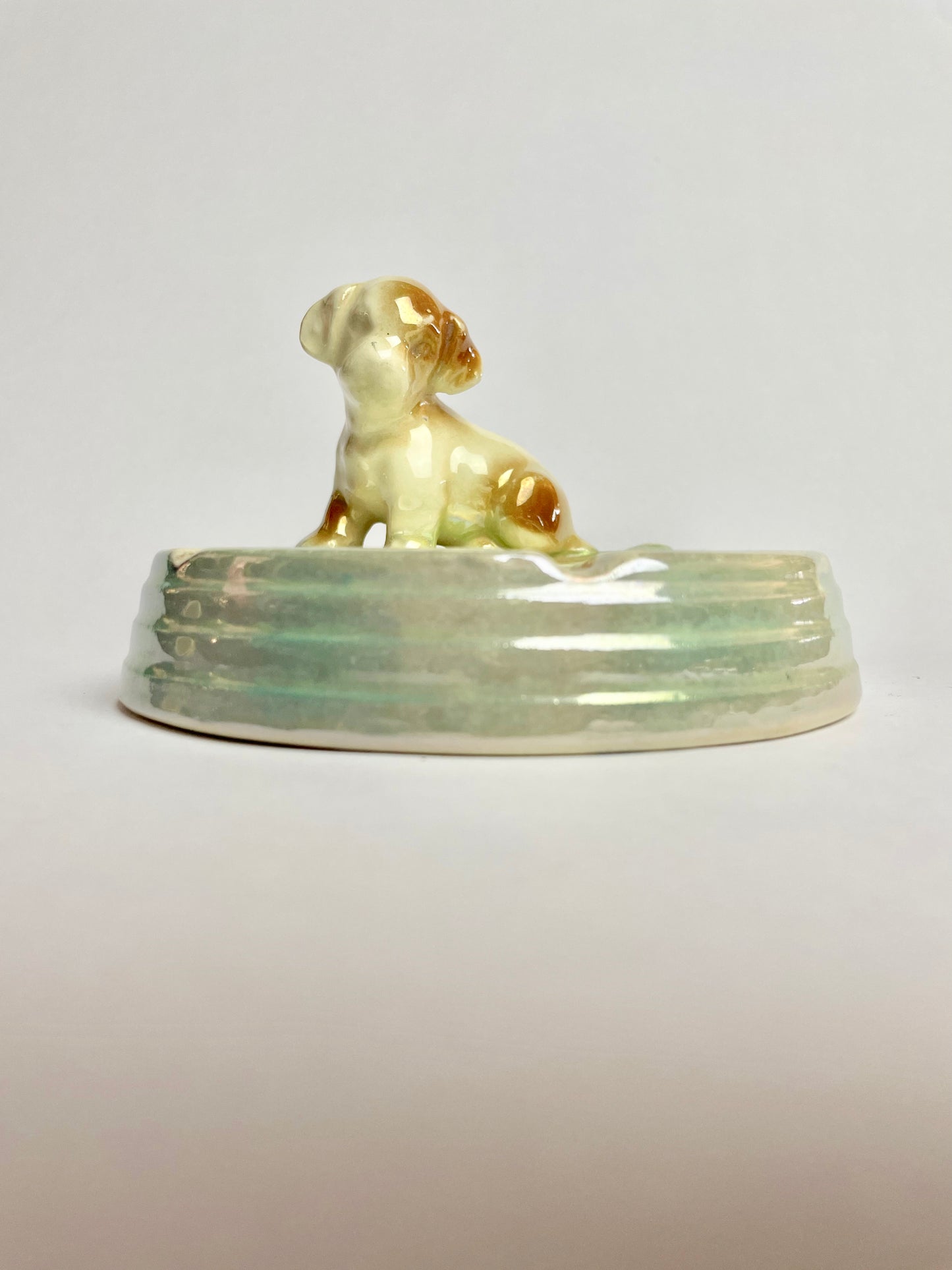 Wembley Ware Puppy & Frog Ashtray