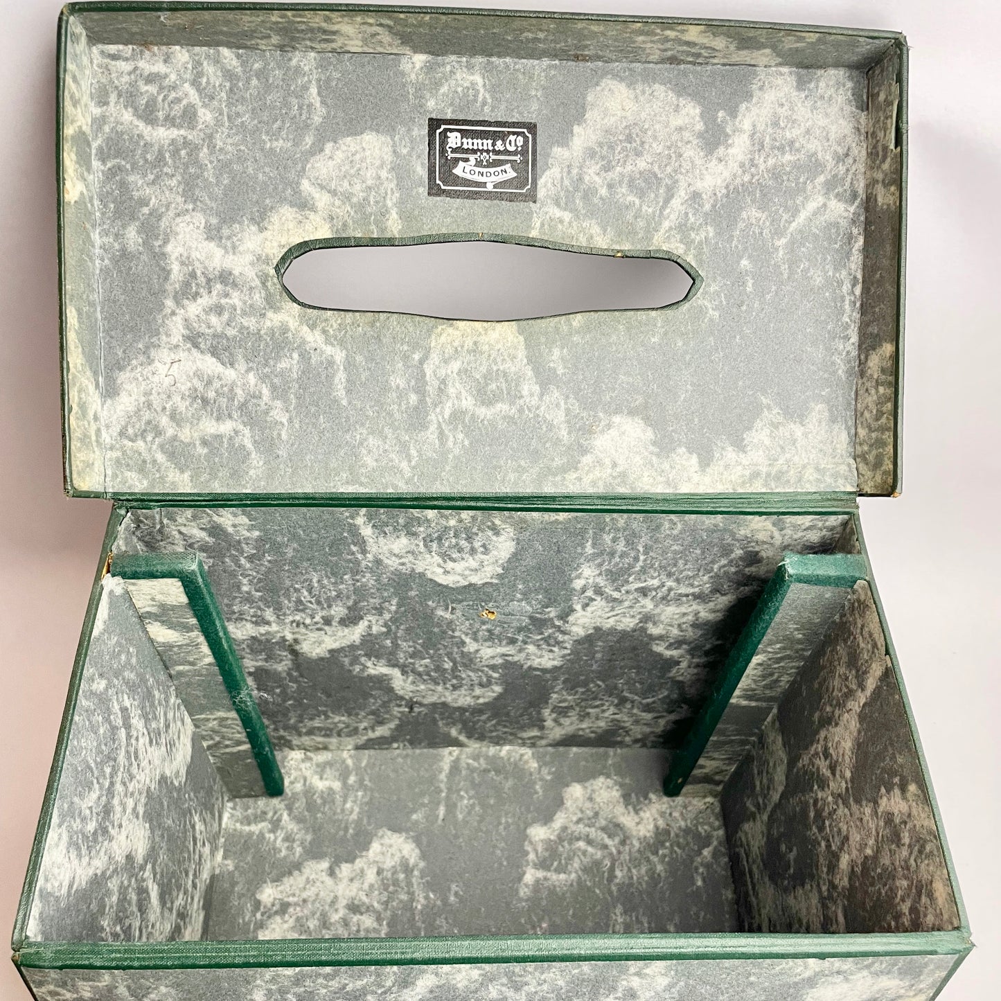 Victorian Black Silk Top Hat with Original Box by Dunn & Co London