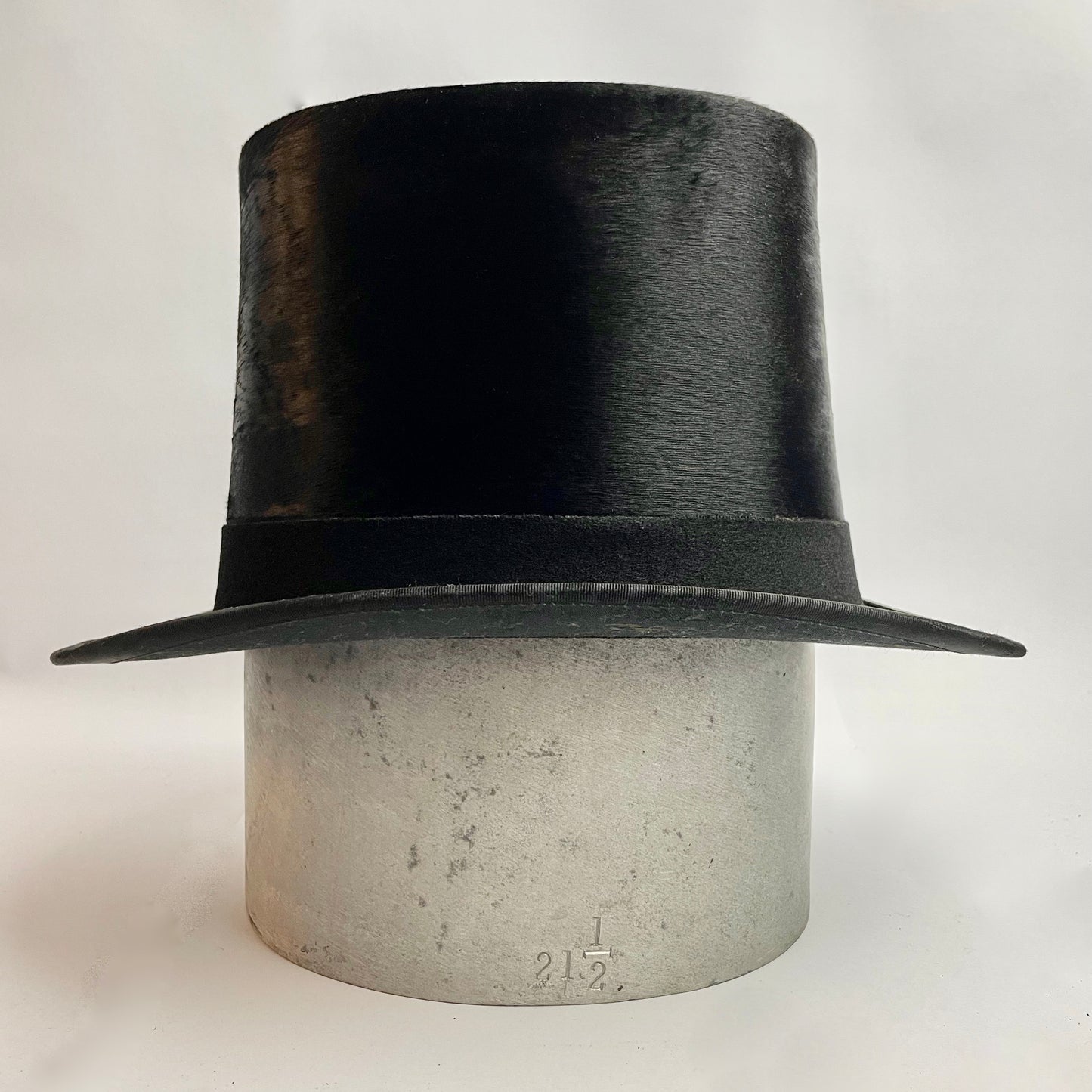 Victorian Black Silk Top Hat with Original Box by Dunn & Co London