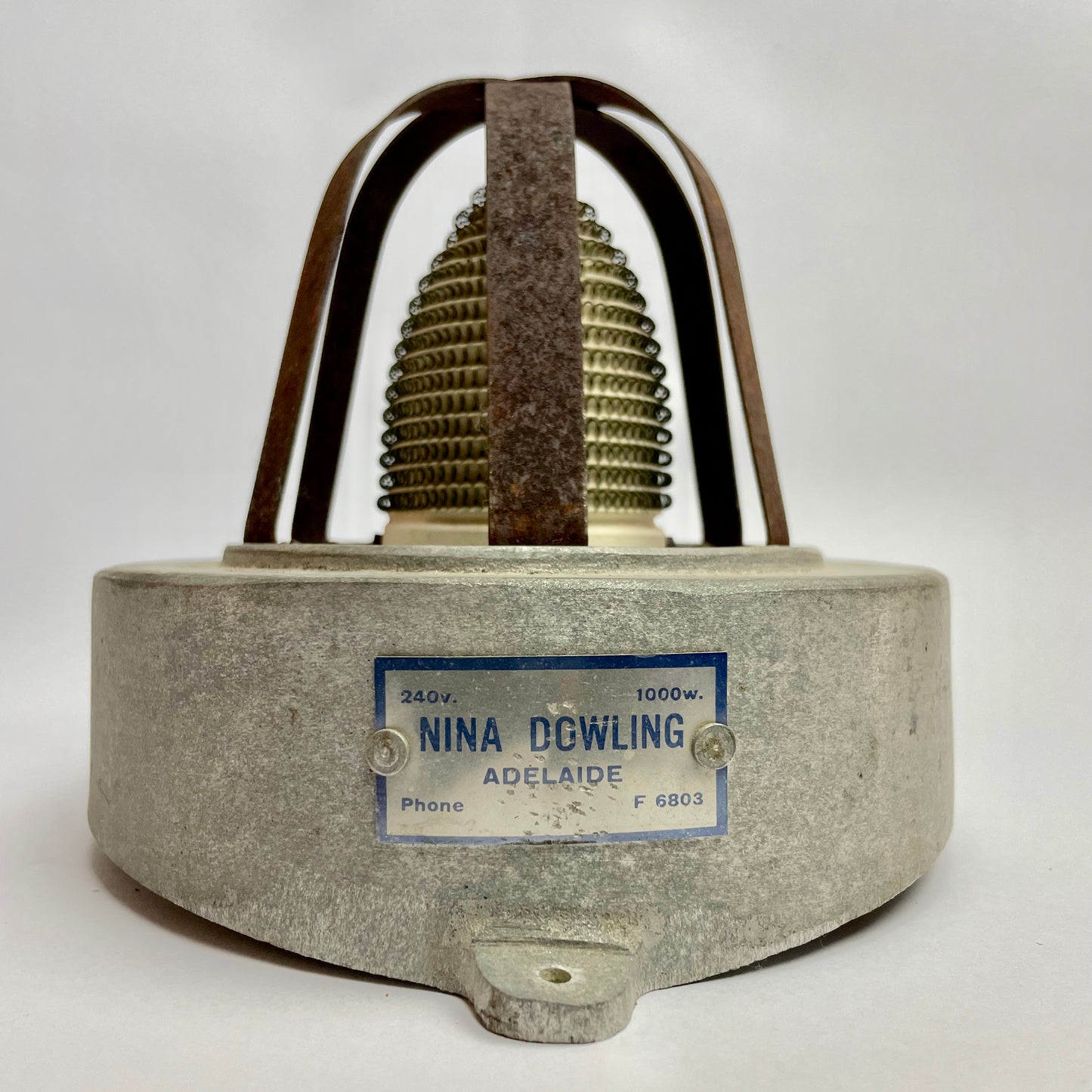 Vintage Aluminium Hat Stretcher by Nina Dowling, Adelaide