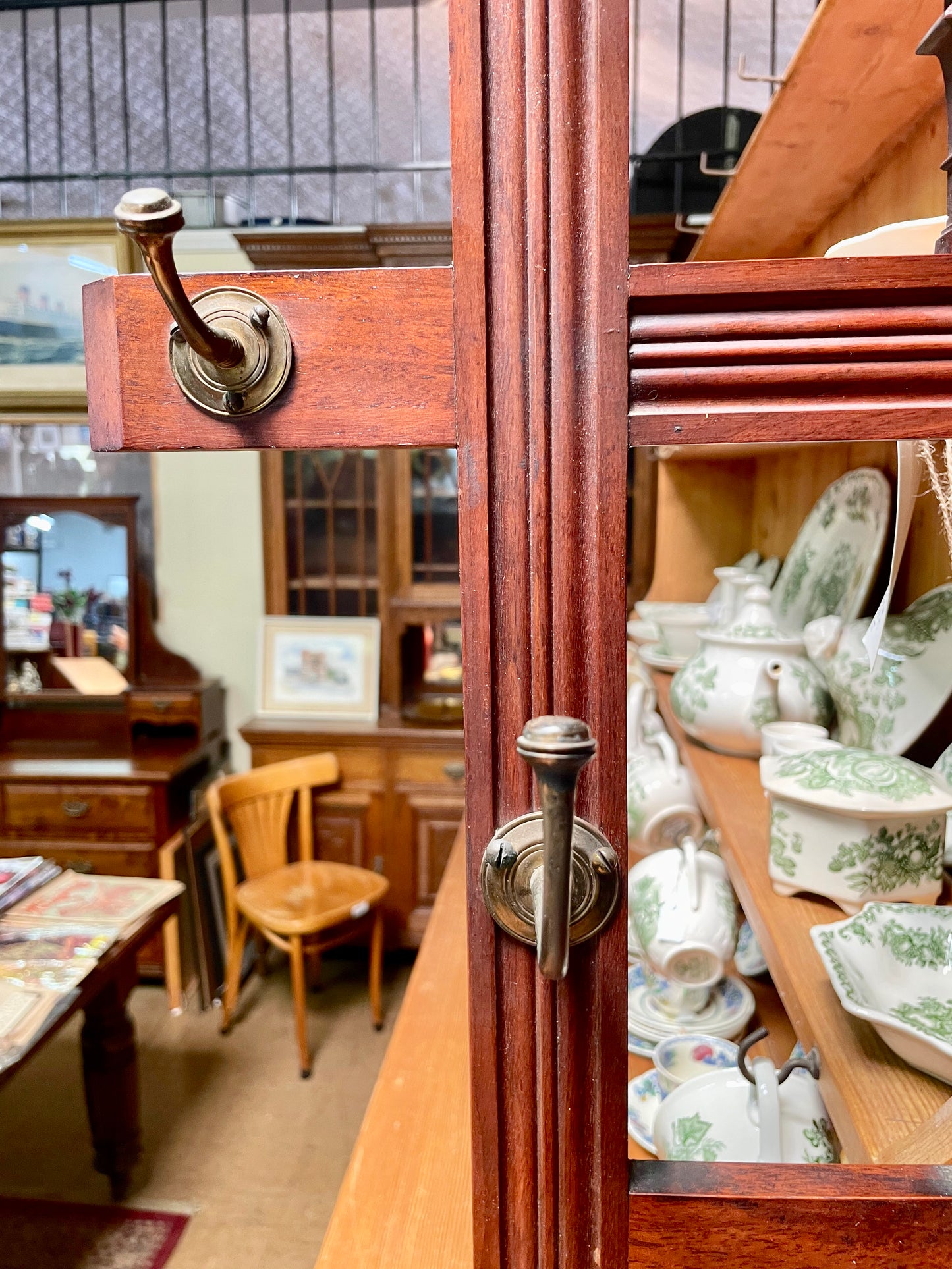 Antique Victorian Oak Hallstand