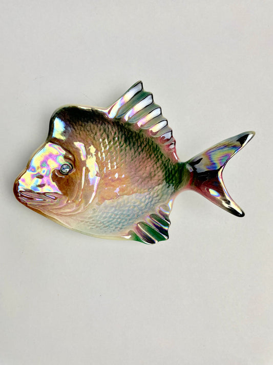 Small Wembley Ware Pink Snapper Dishes