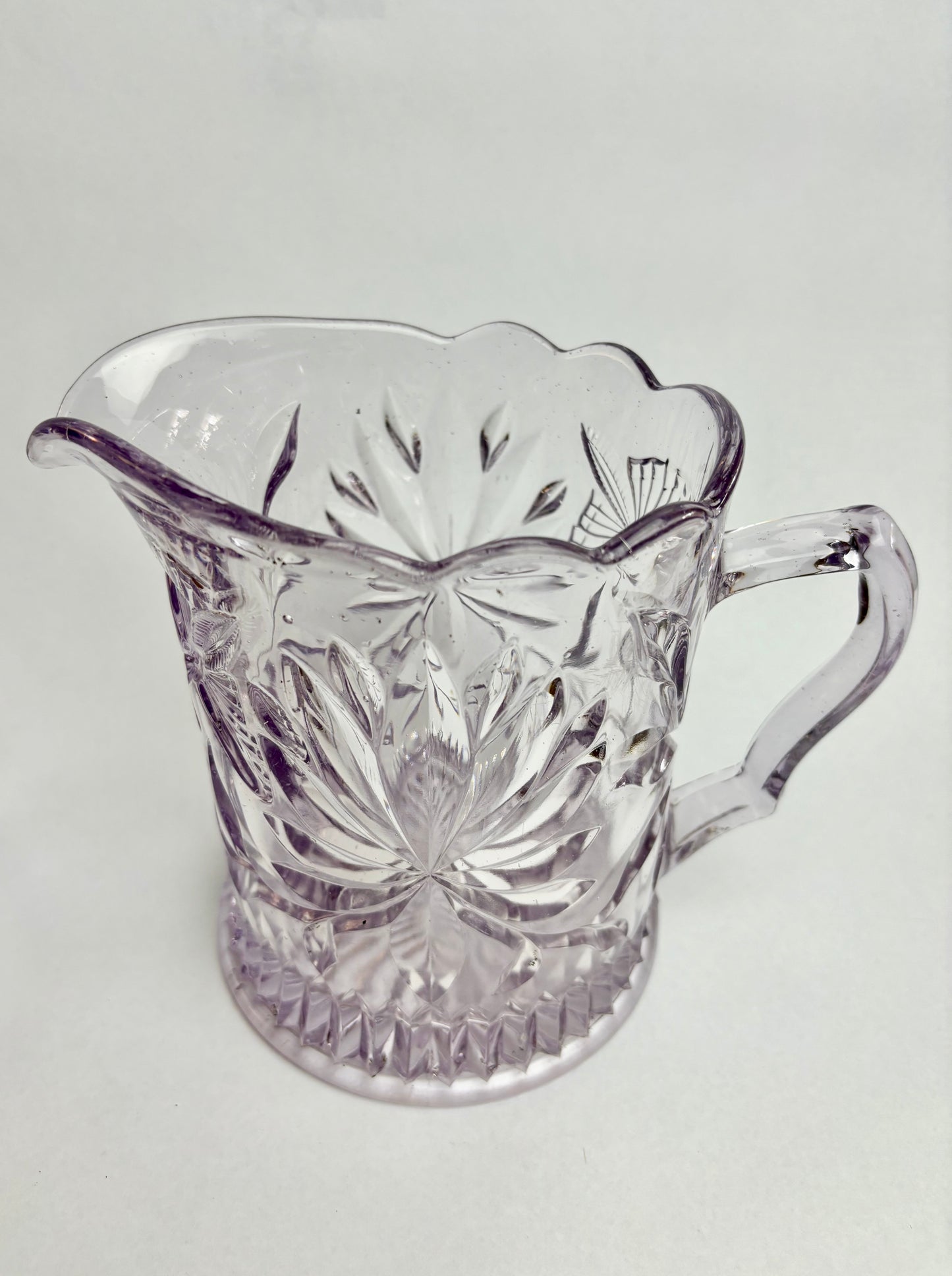 Vintage Amethyst Glass Jug