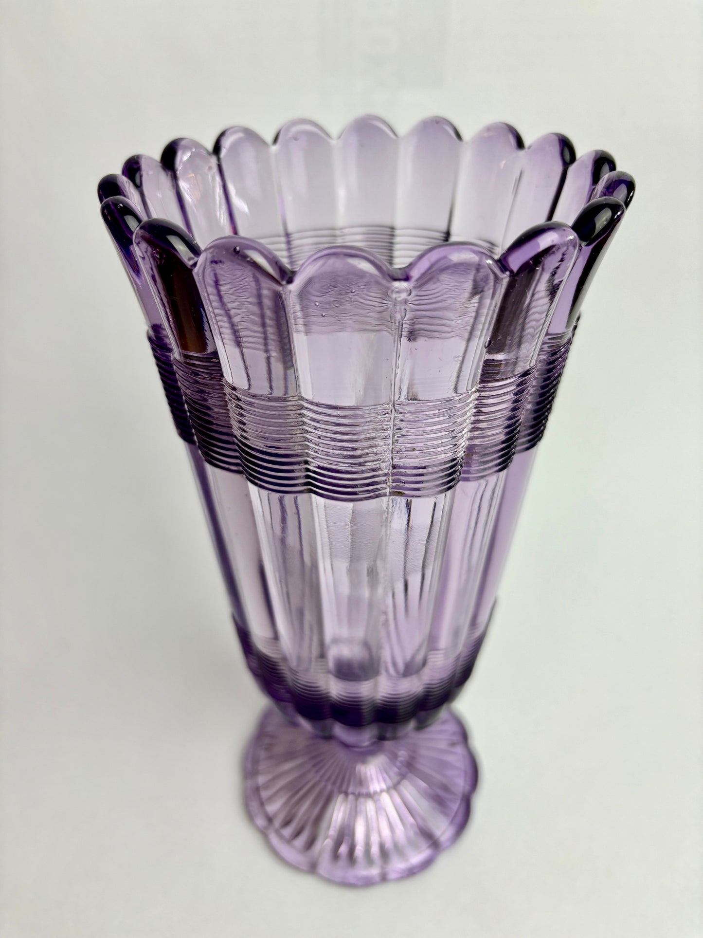 Amethyst Glass Vase