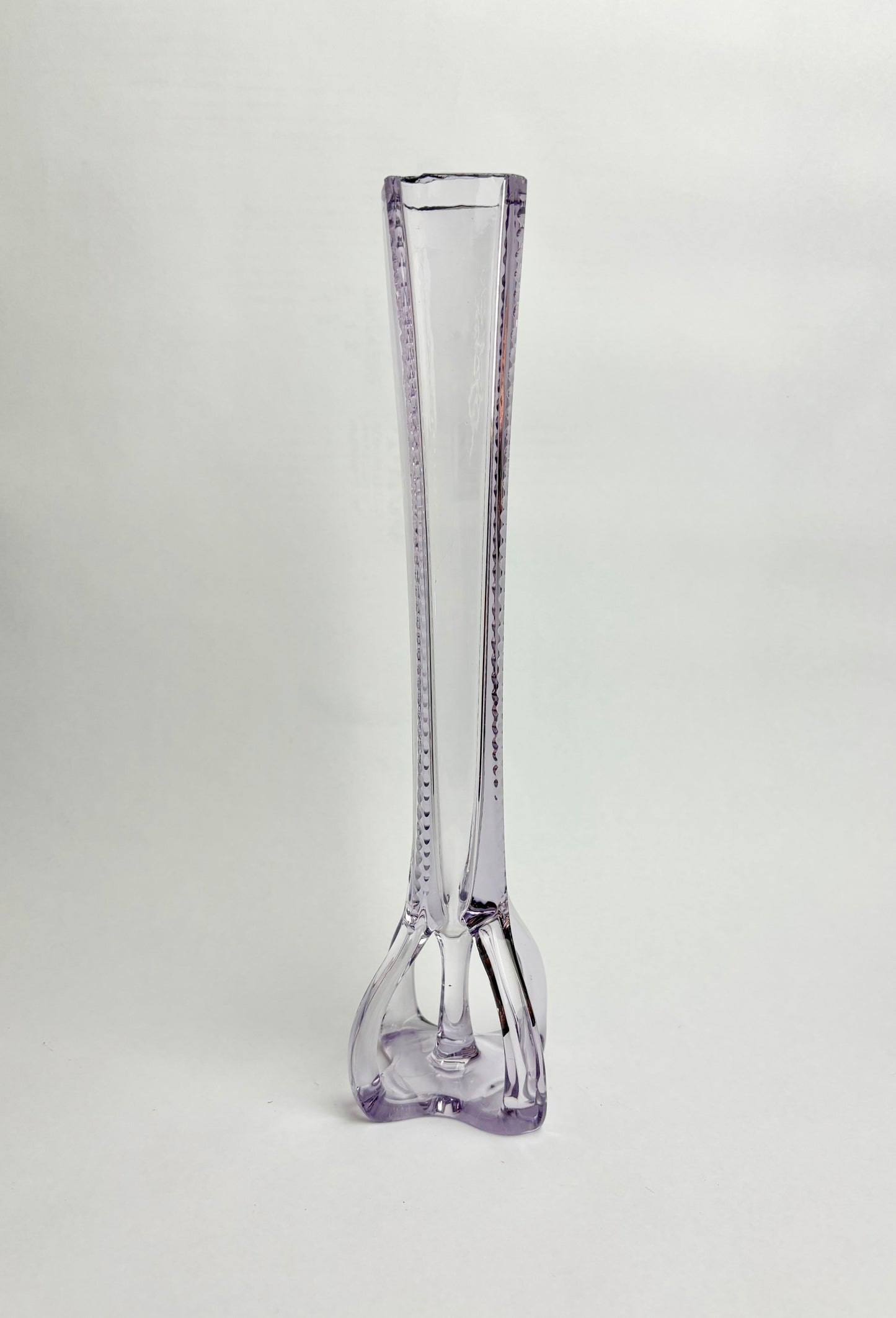 Tall Amethyst Glass Vase