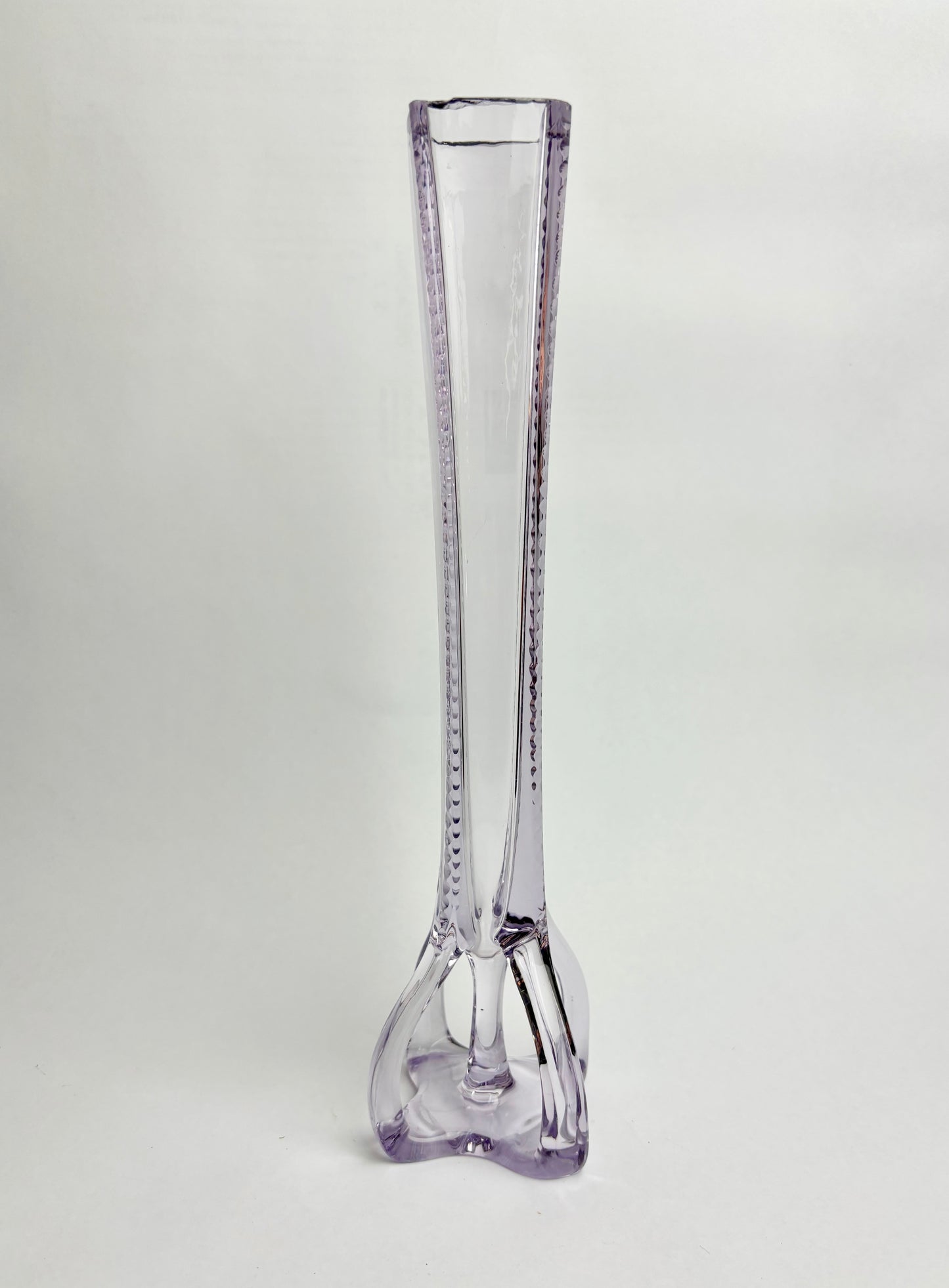 Tall Amethyst Glass Vase