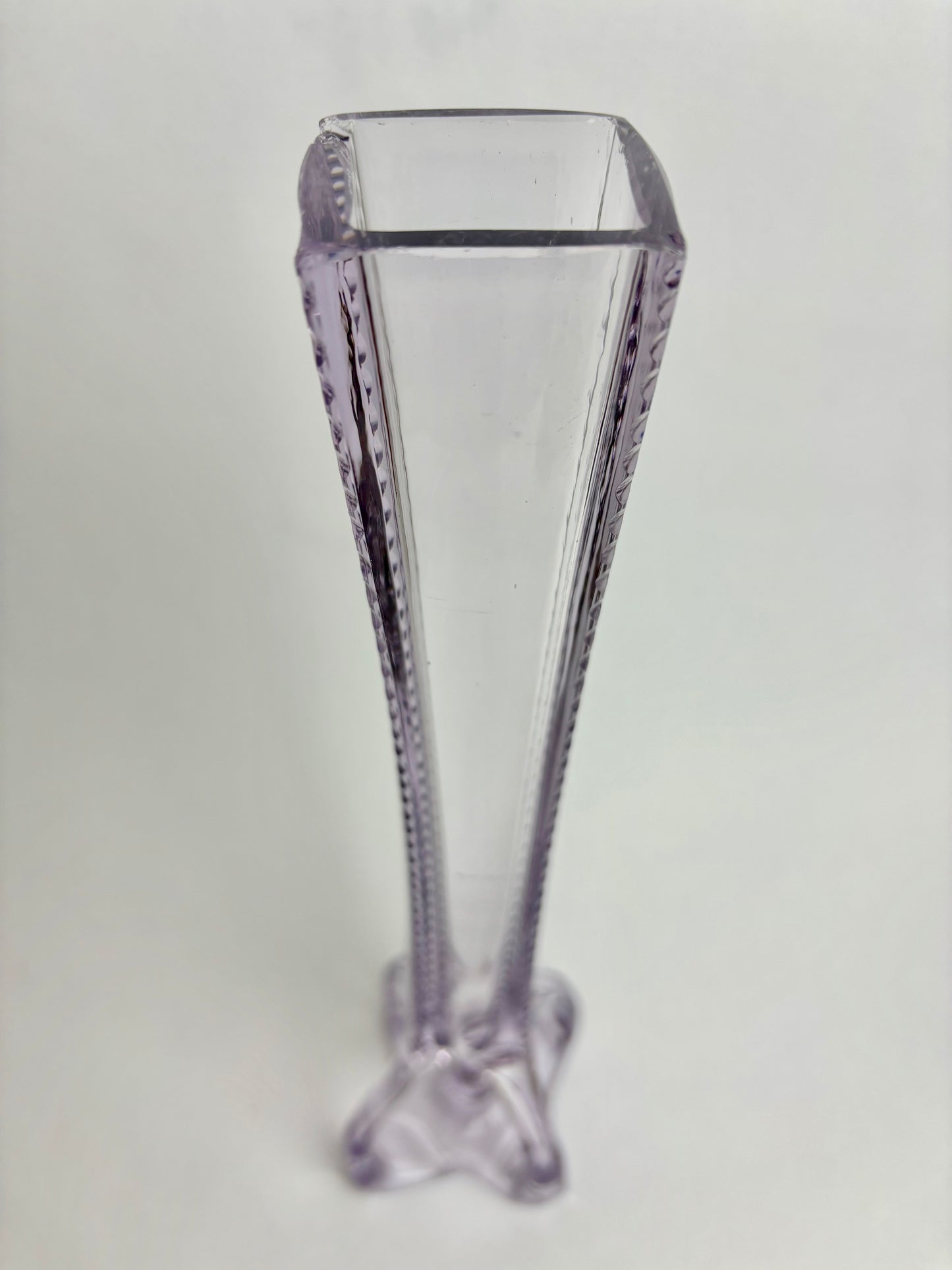 Tall Amethyst Glass Vase