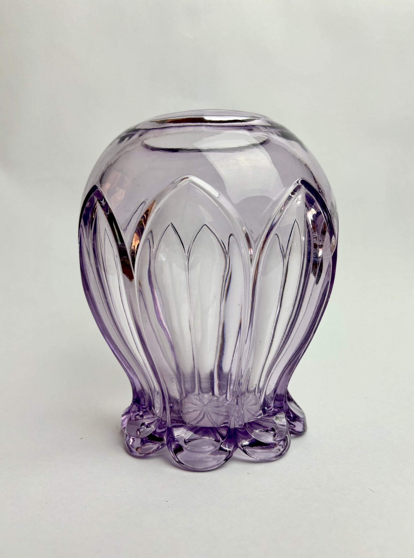 Antique Amethyst Glass Vase
