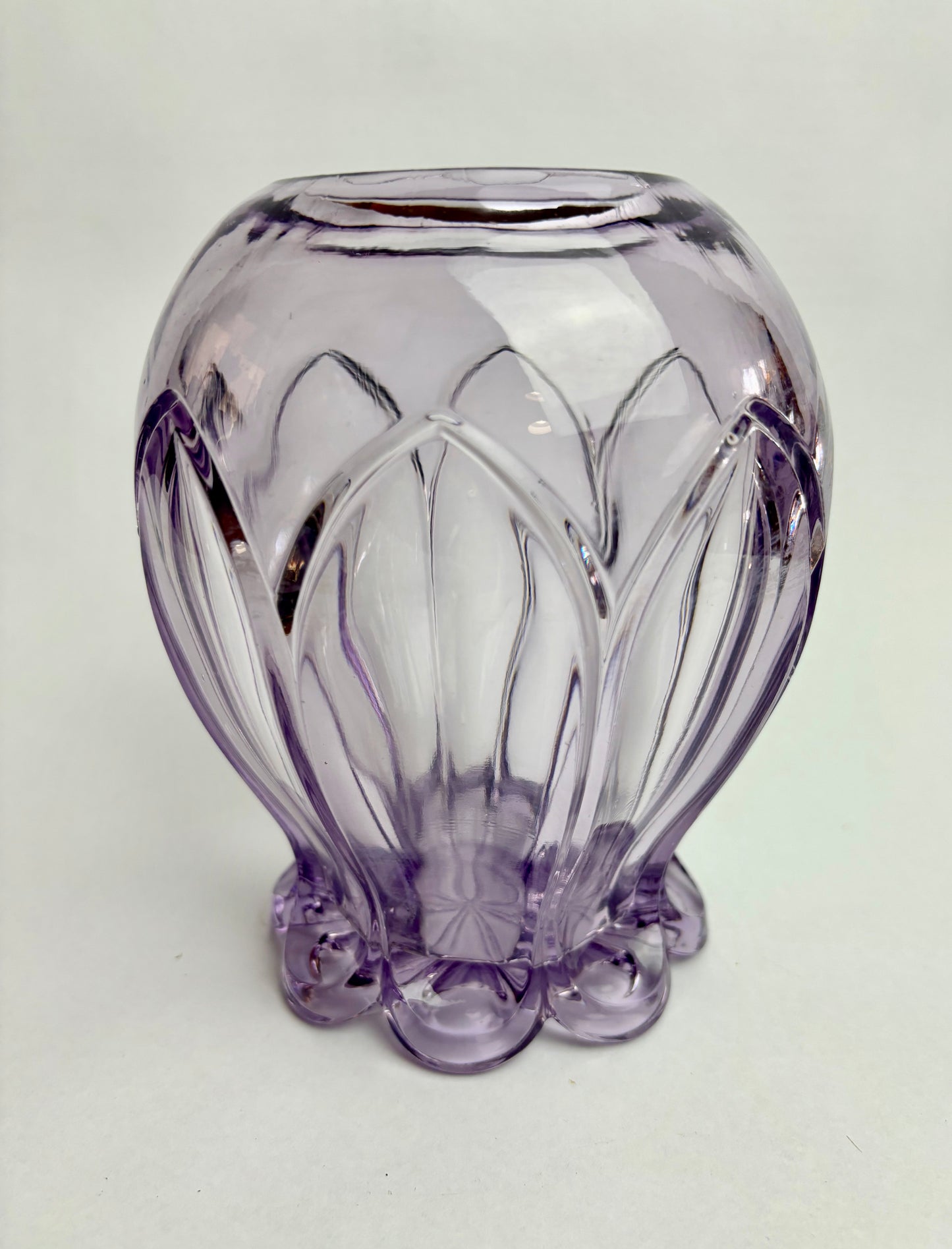 Antique Amethyst Glass Vase