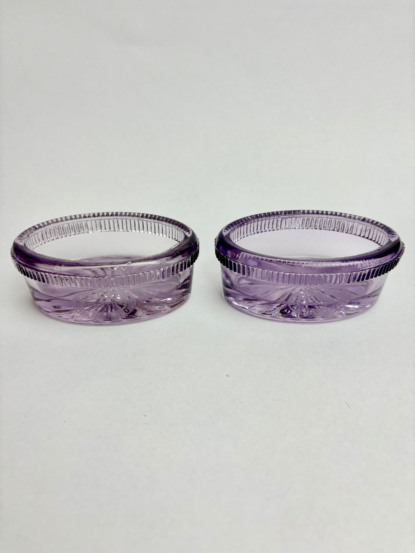 Amethyst Glass Salt Bowl from the Palace Hotel, Perth WA