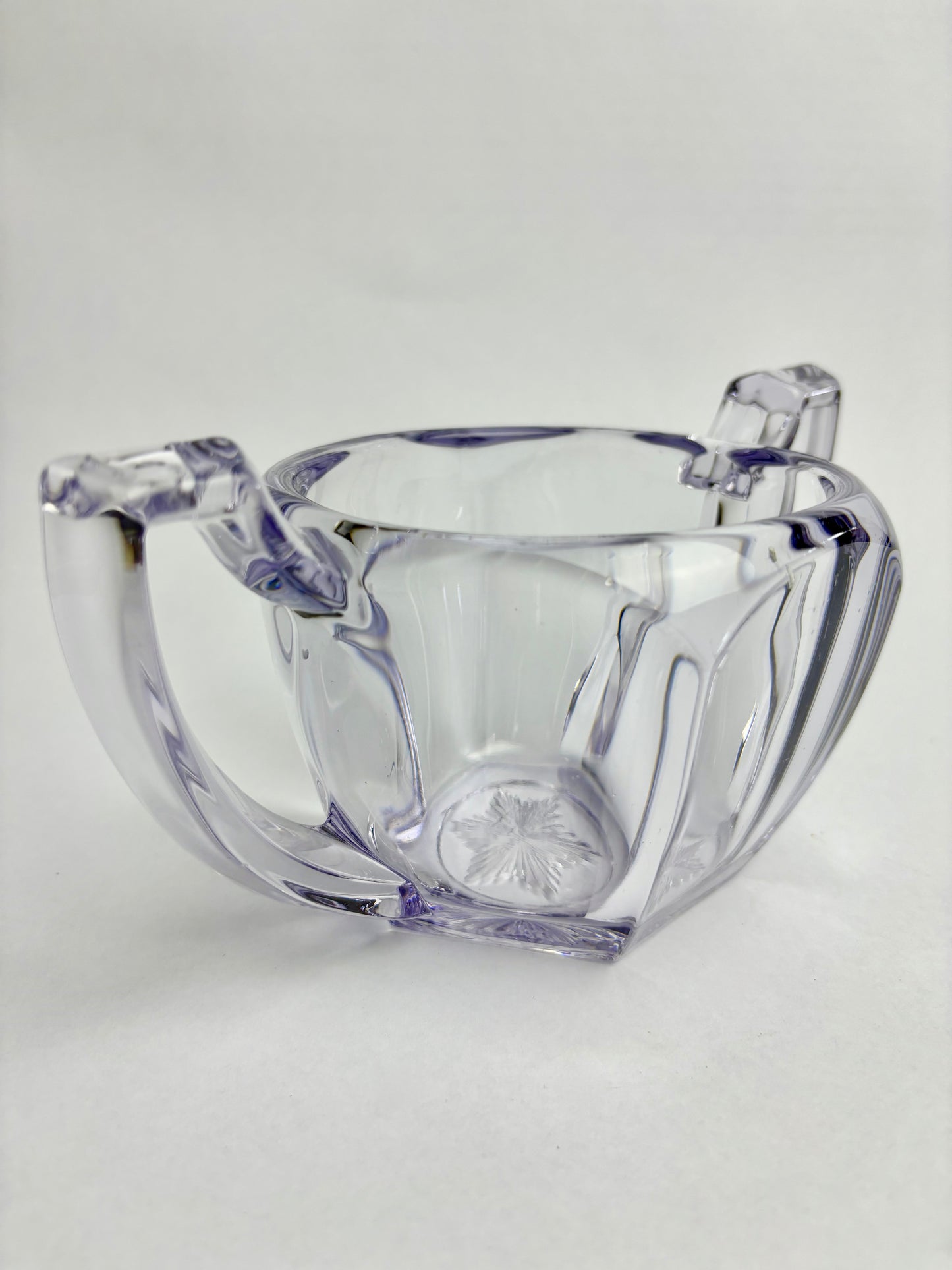 Amethyst Glass Two-handled Urn