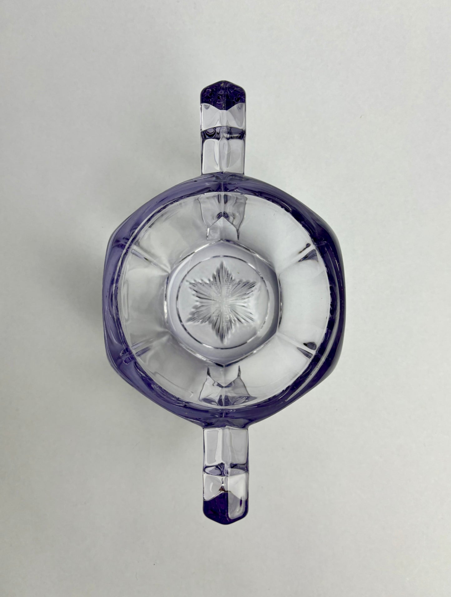 Amethyst Glass Two-handled Urn