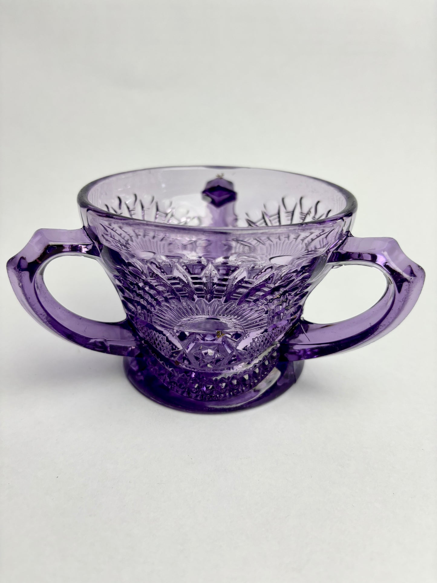 Antique Amethyst Glass Urn