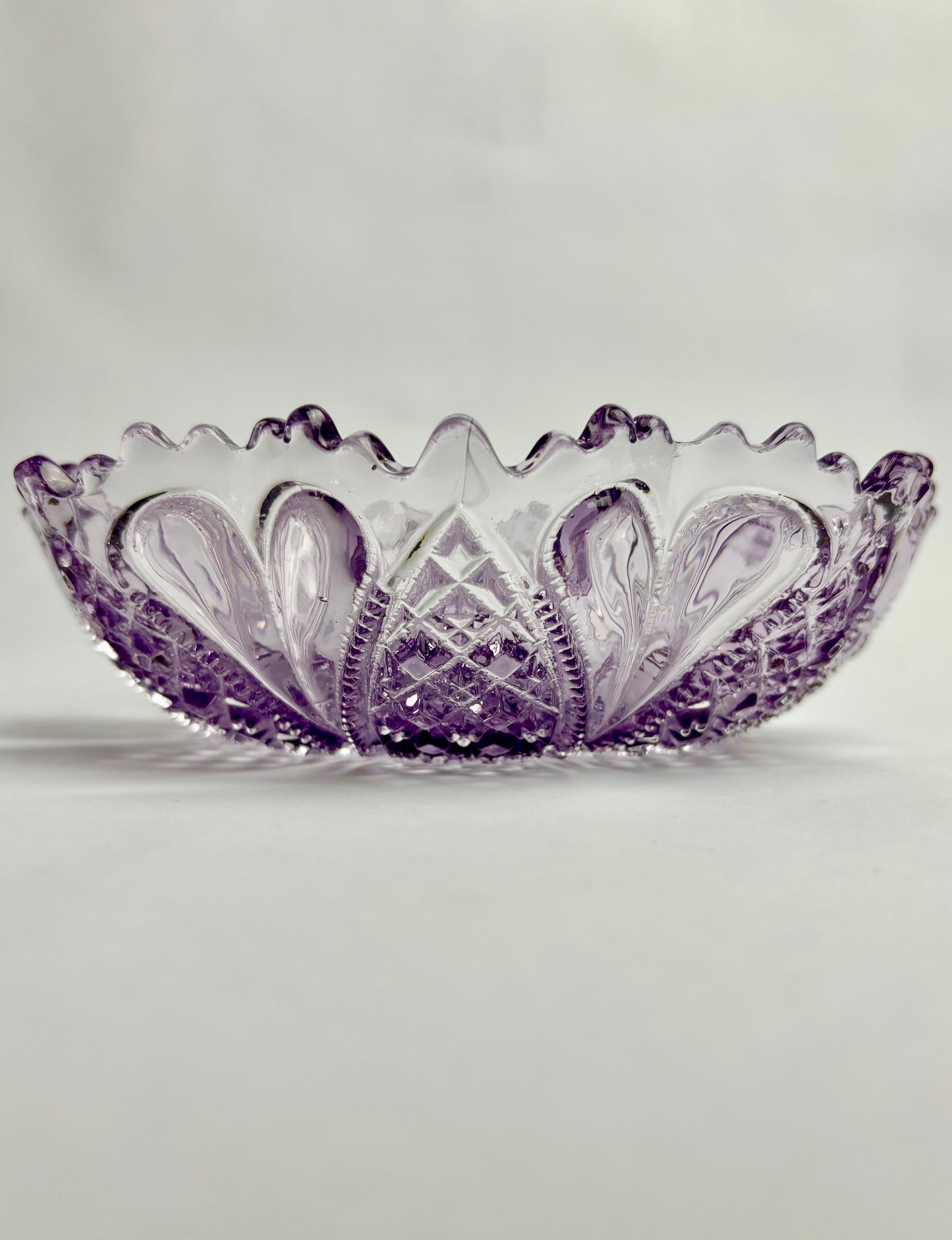 Antique Amethyst Glass Bowl