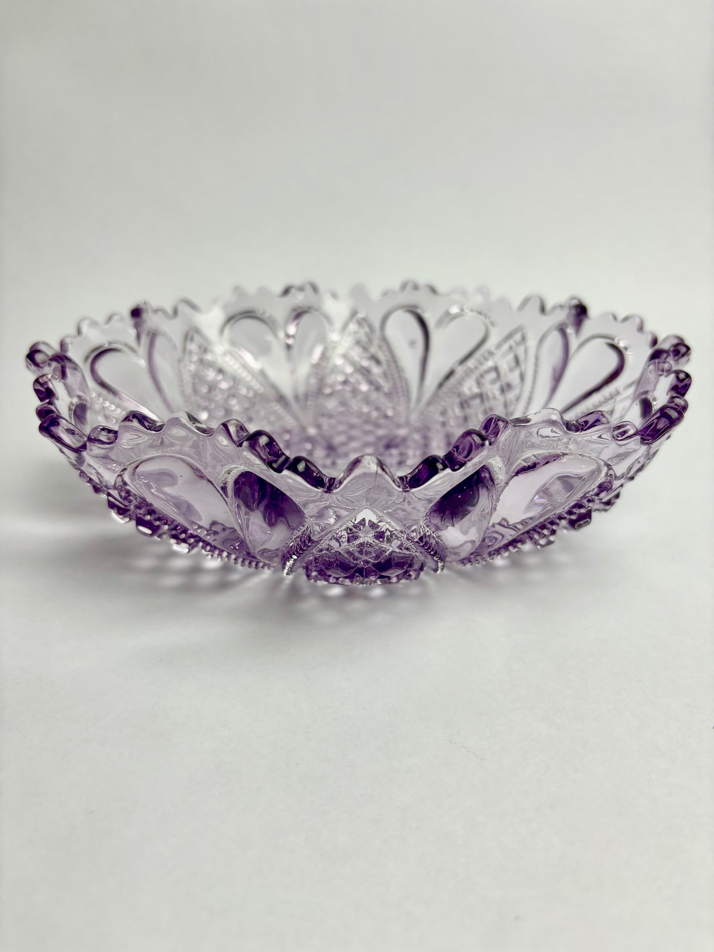Antique Amethyst Glass Bowl
