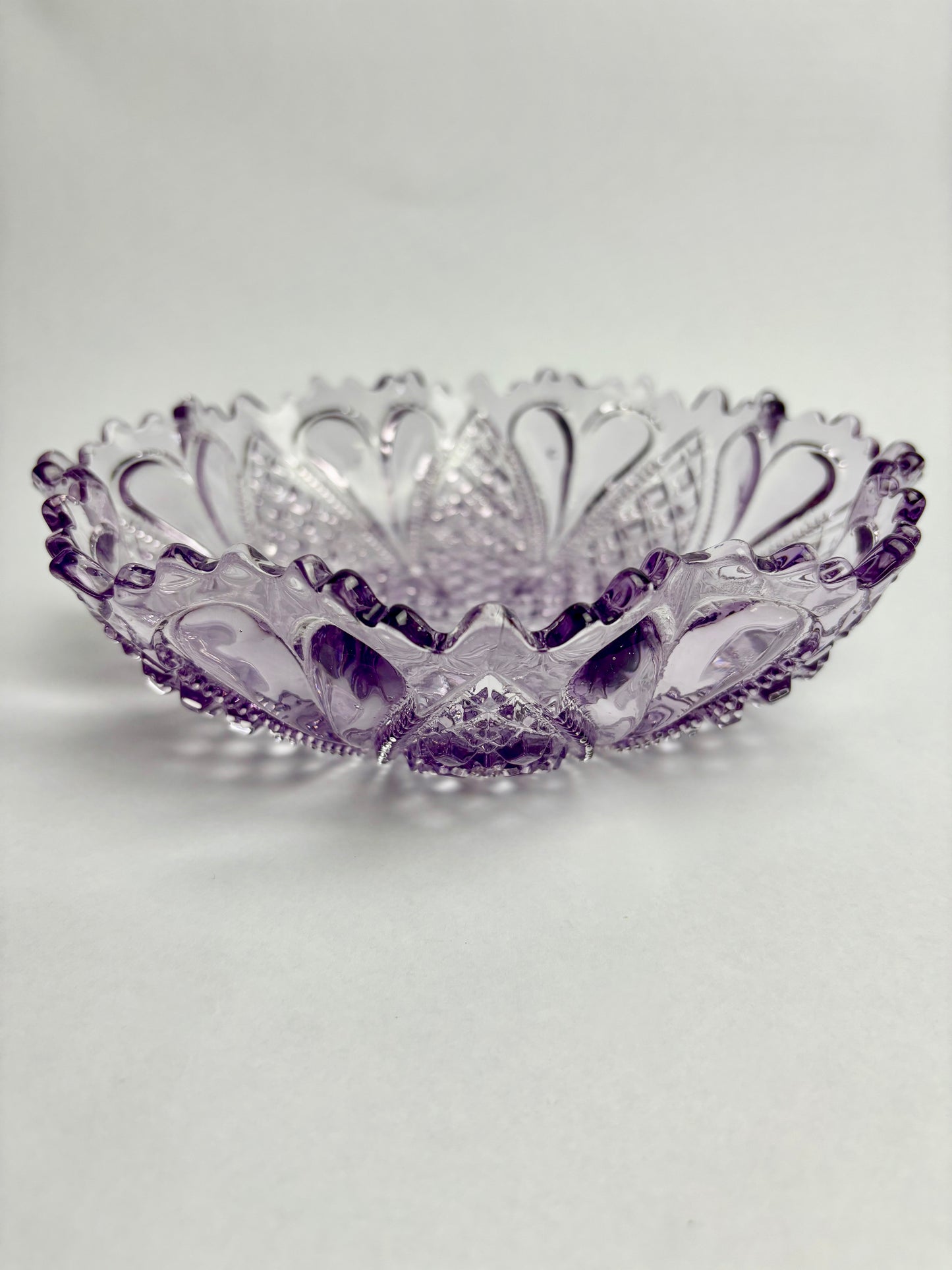 Antique Amethyst Glass Bowl