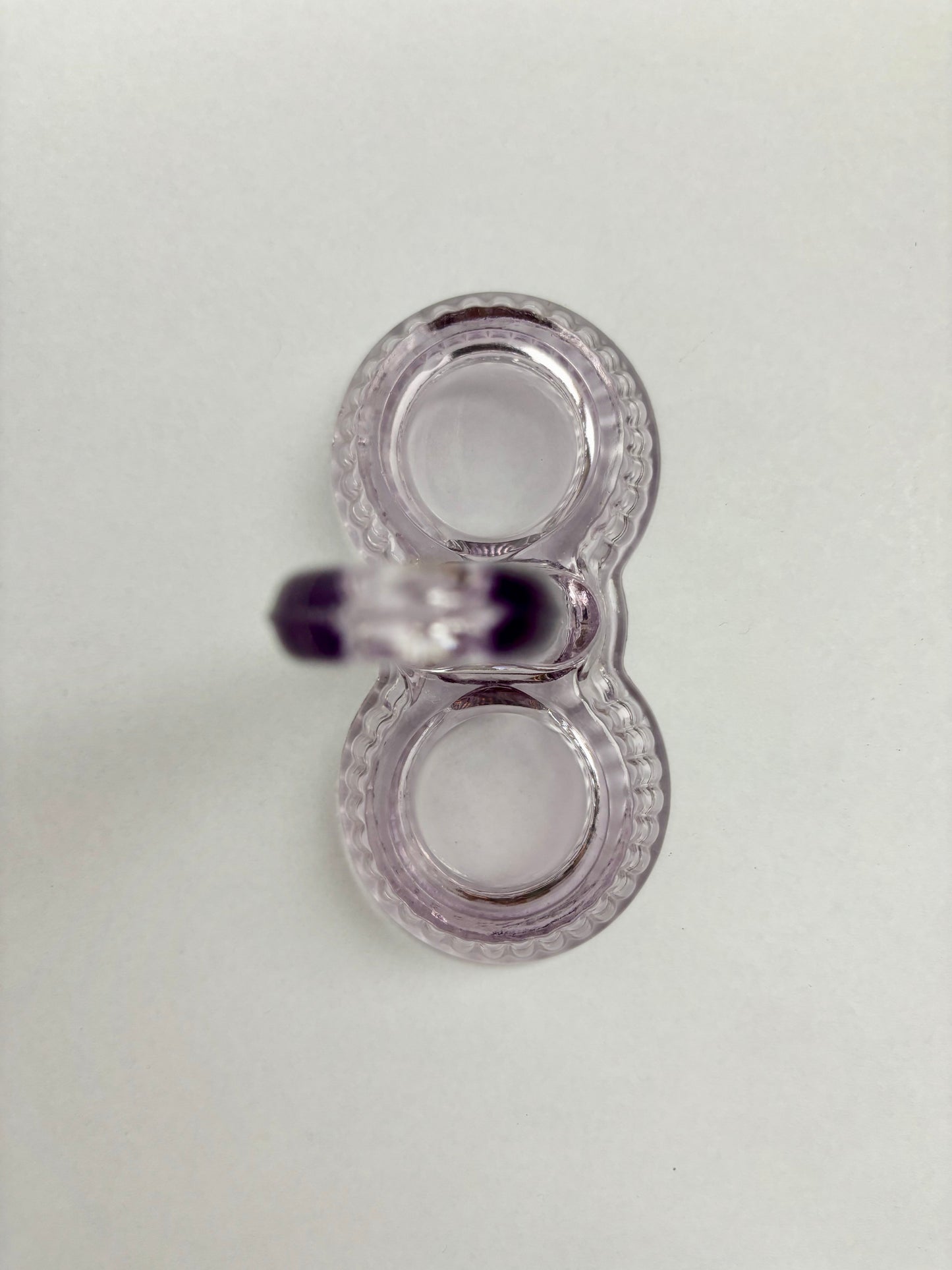 Amethyst Glass Salt & Pepper Set