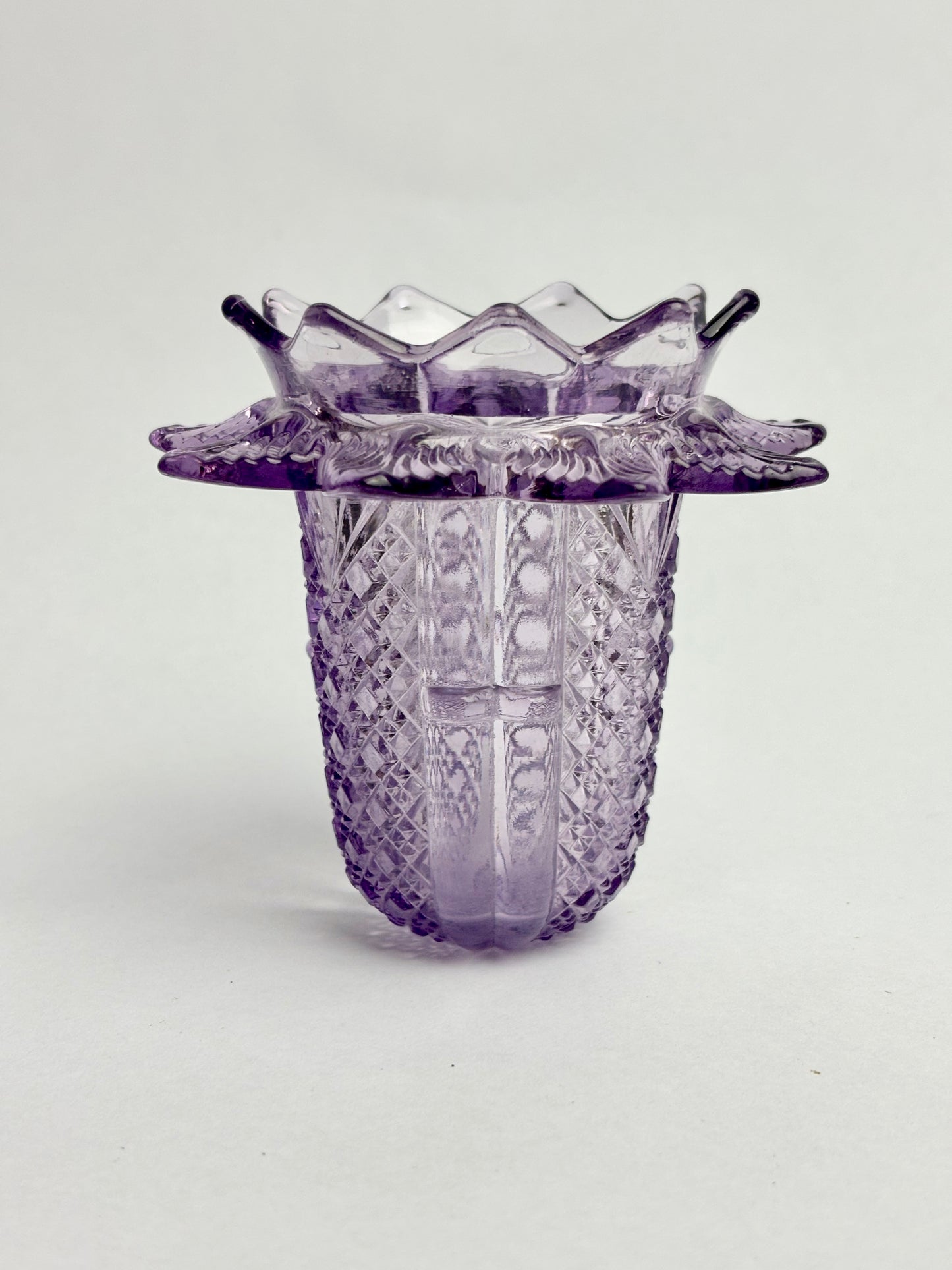 Small Amethyst Glass Vase