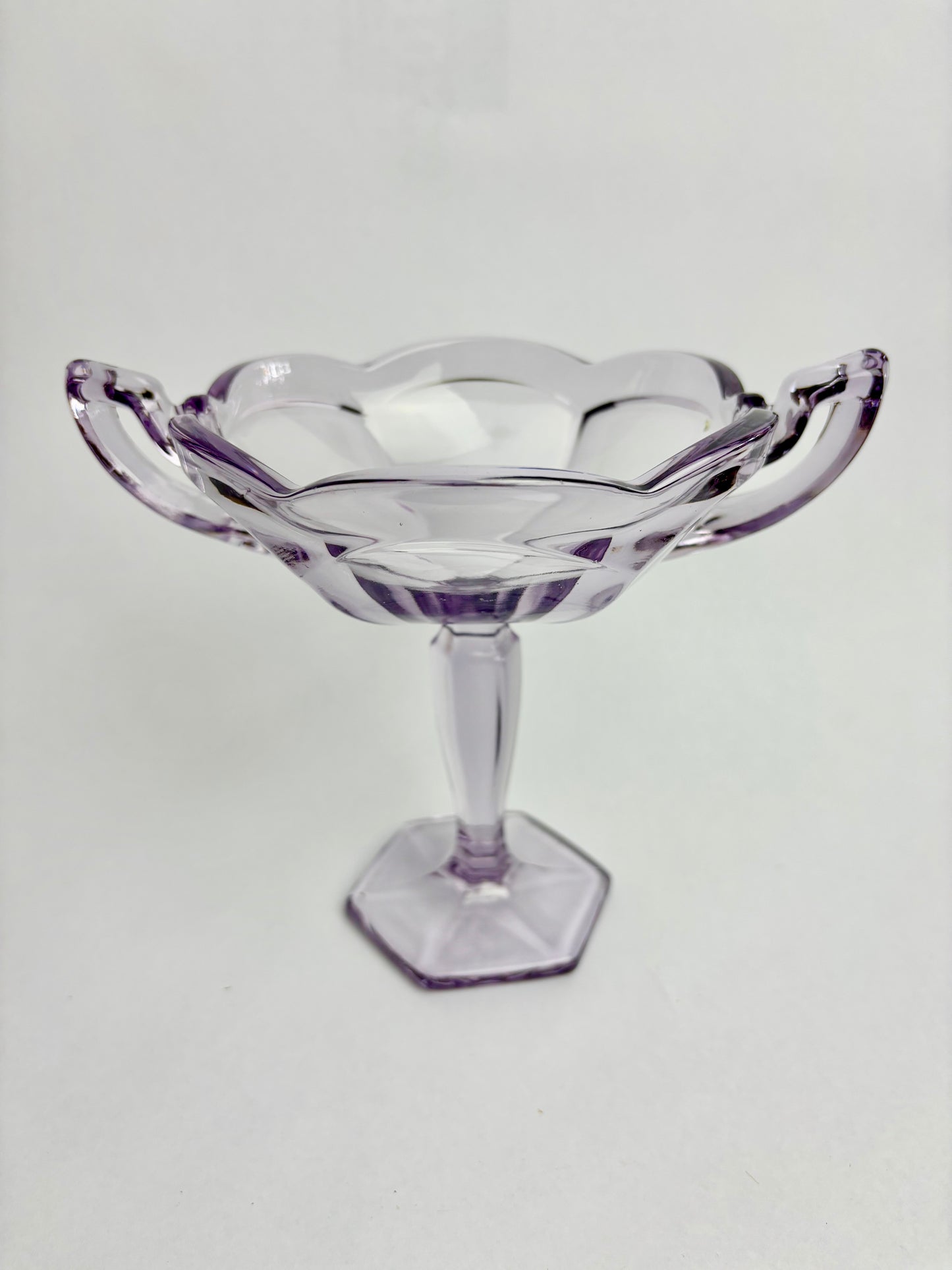 Amethyst Glass Sundae Bowl