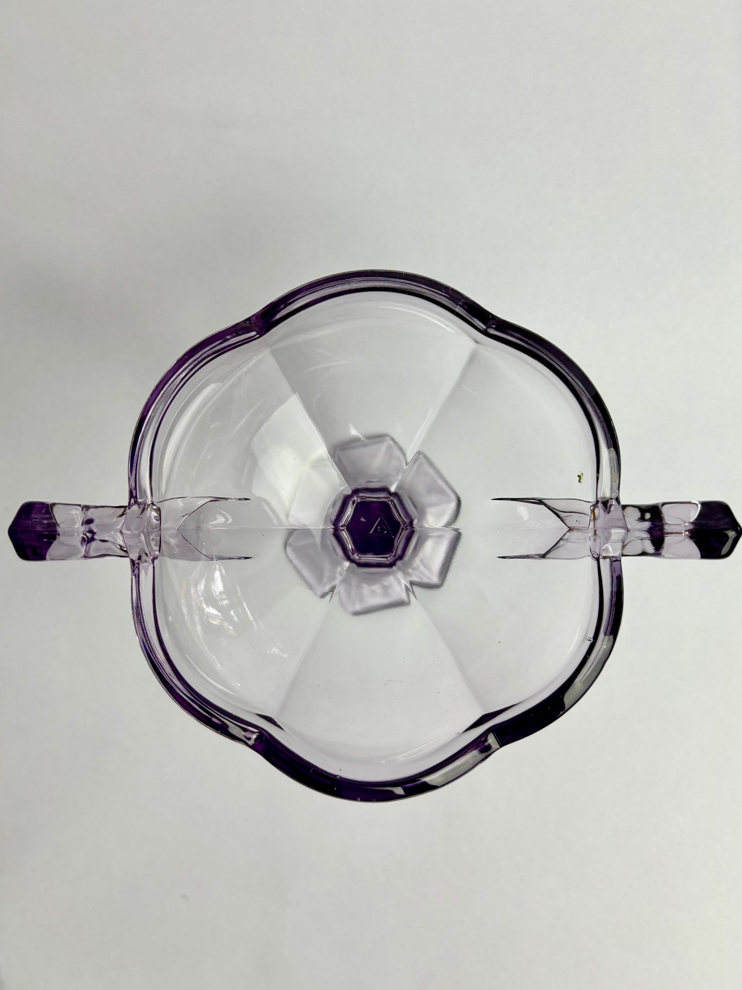 Amethyst Glass Sundae Bowl