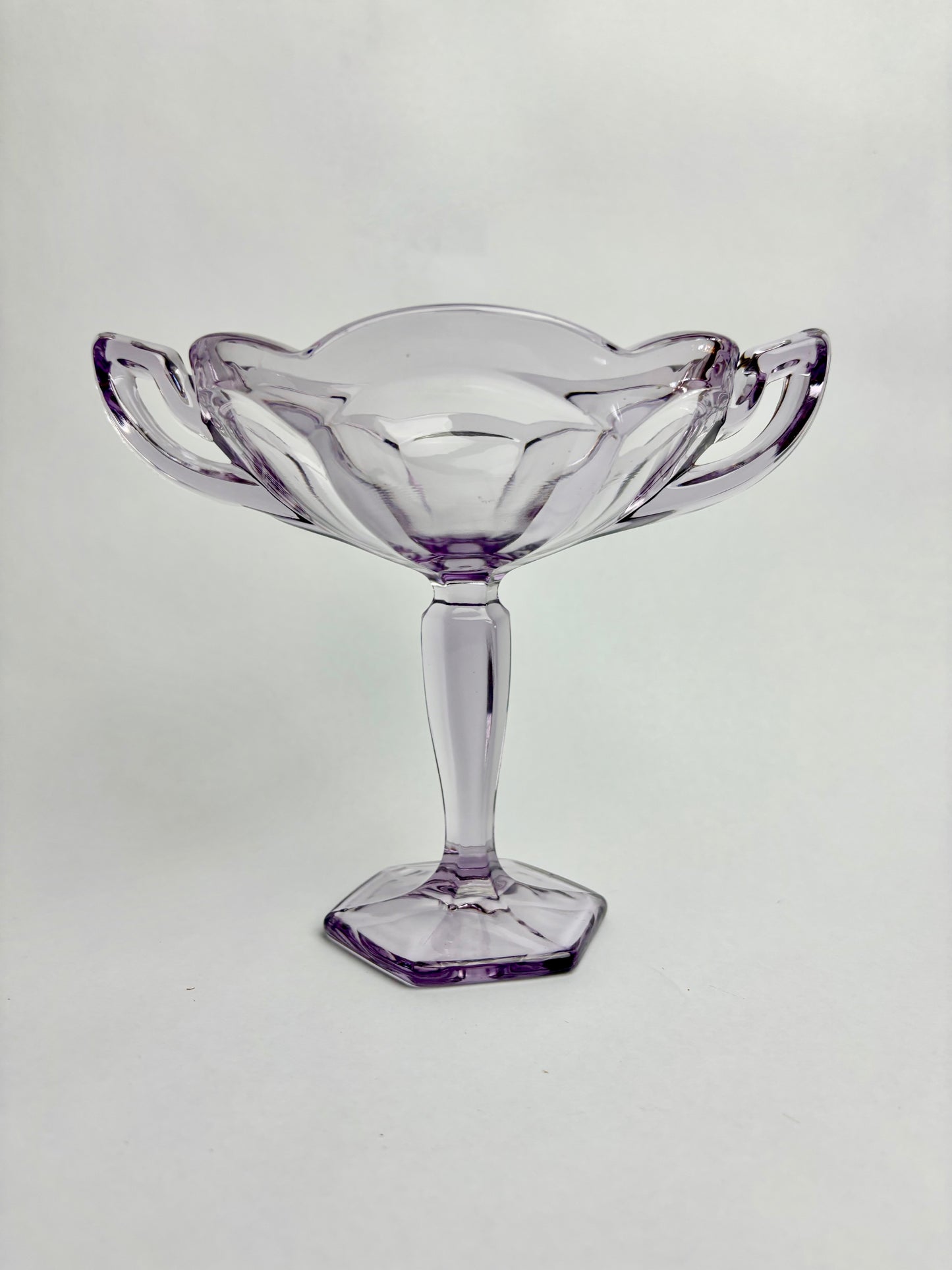 Amethyst Glass Sundae Bowl