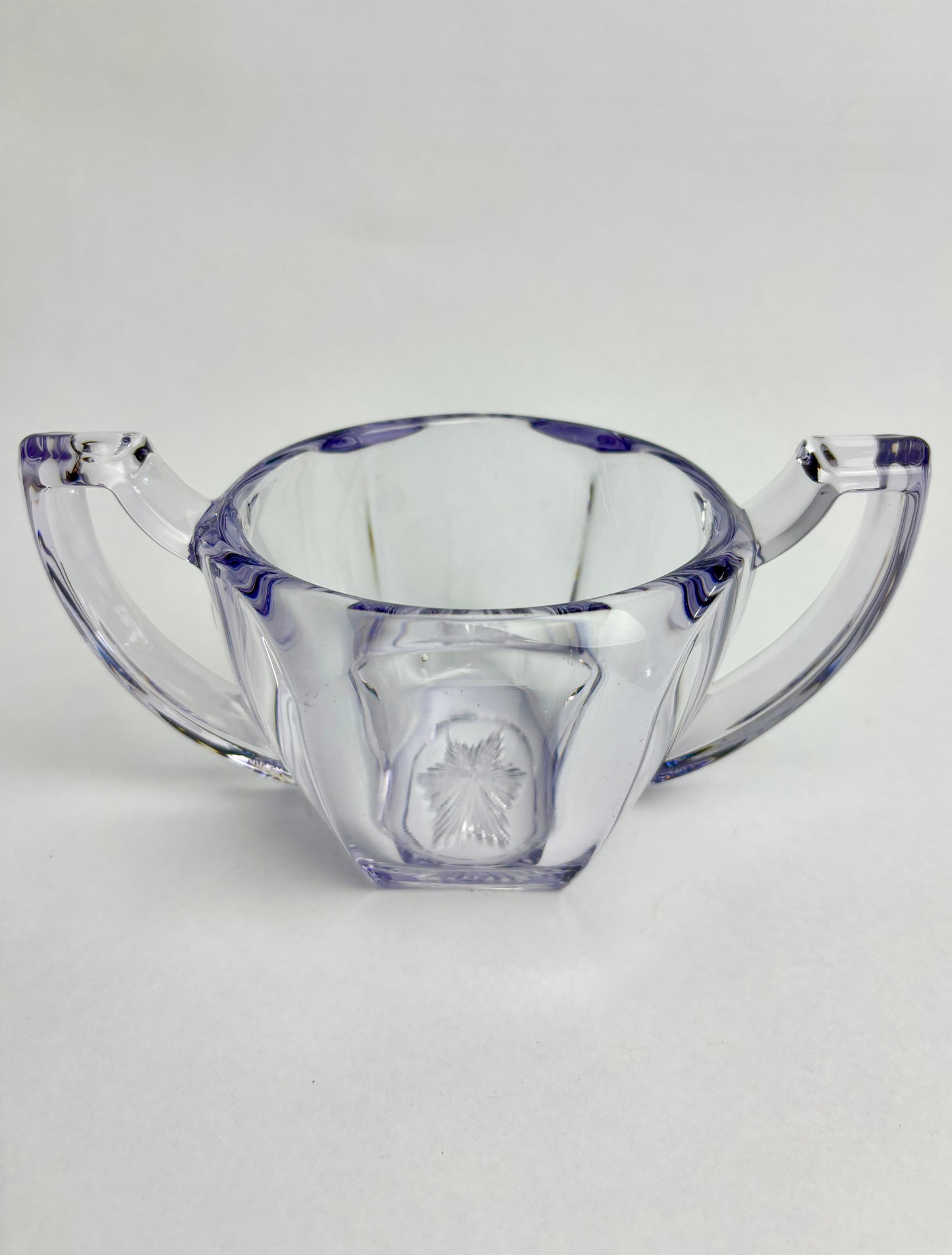 Amethyst Glass Two-handled Urn