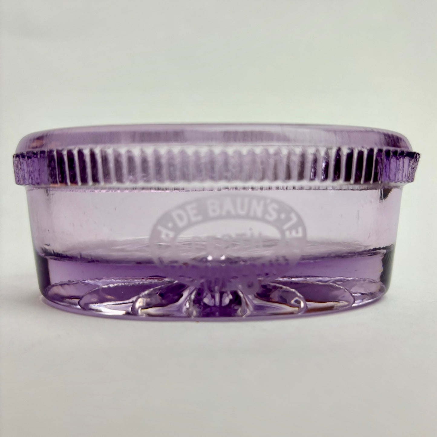 Amethyst Glass Salt Bowl from the Palace Hotel, Perth WA