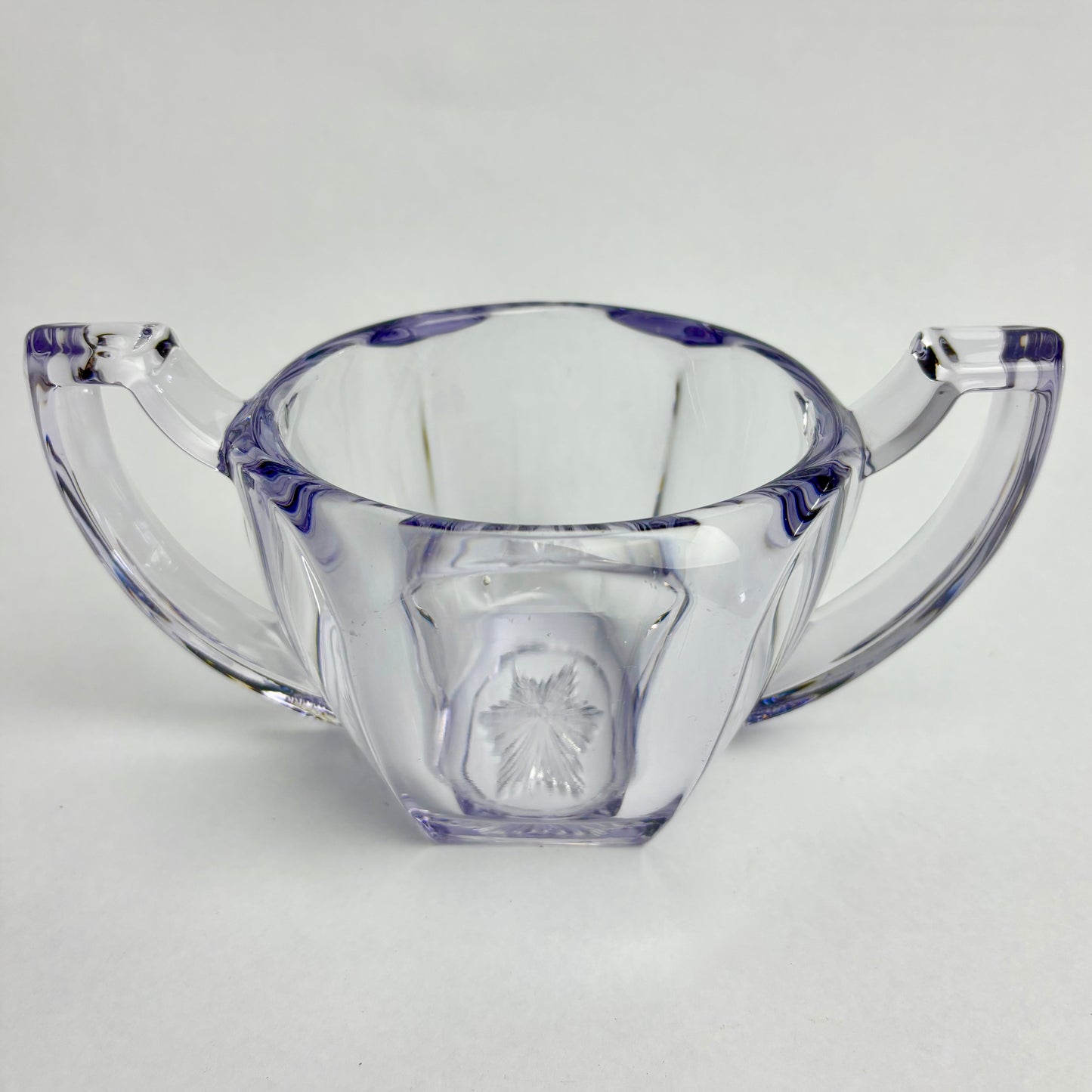 Amethyst Glass Two-handled Urn