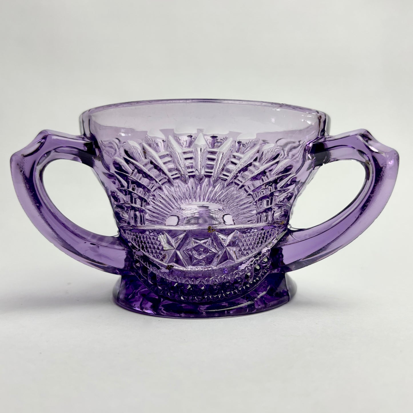 Antique Amethyst Glass Urn
