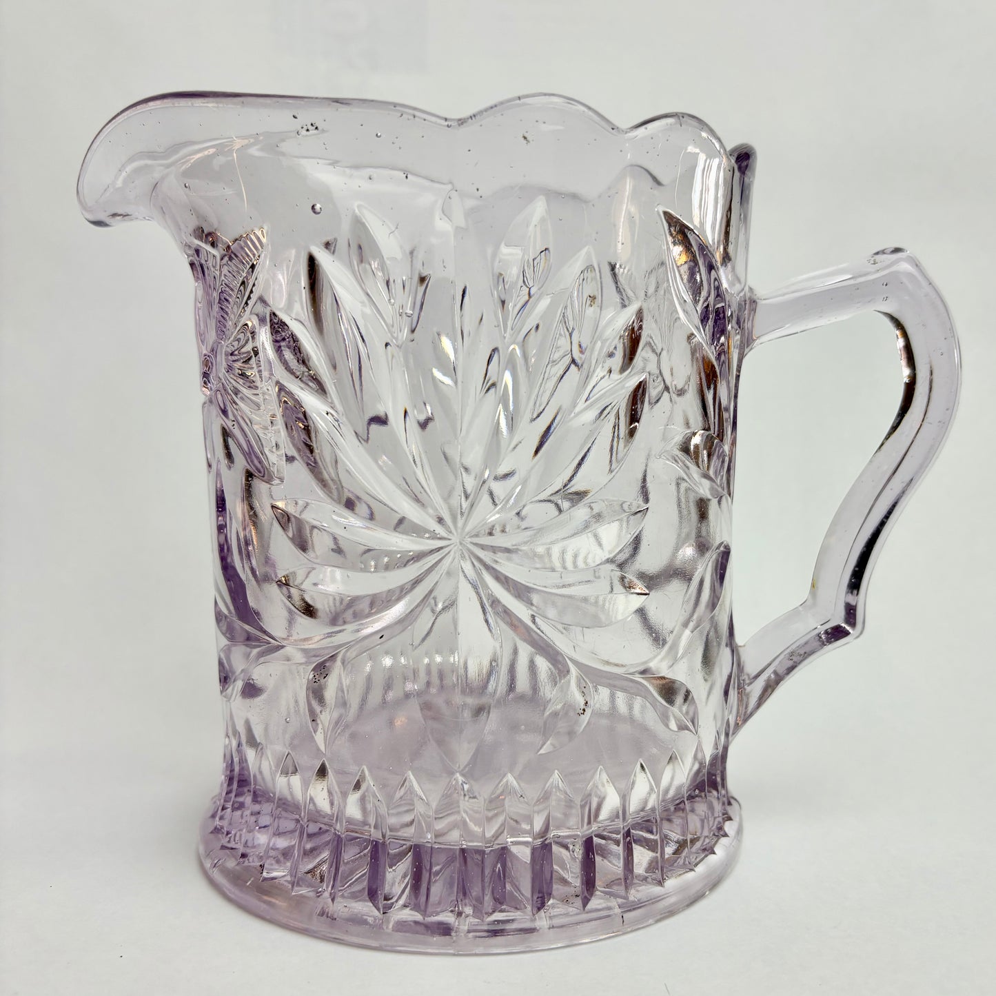 Vintage Amethyst Glass Jug