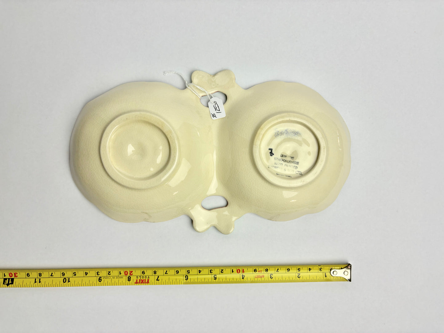 Anemone Majolica Twin Dish by Shorter & Son
