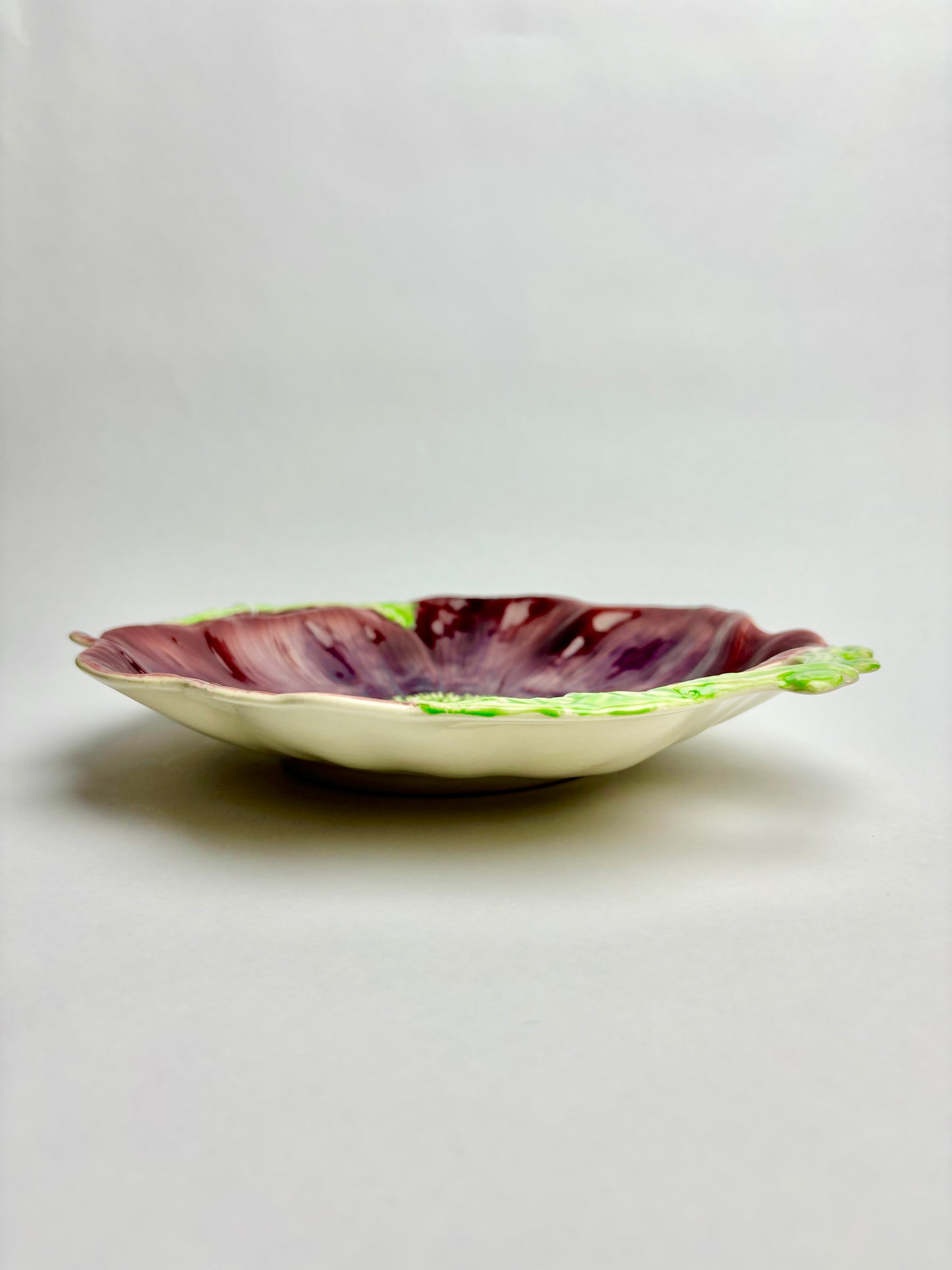 Anemone Majolica Platter by Shorter & Son