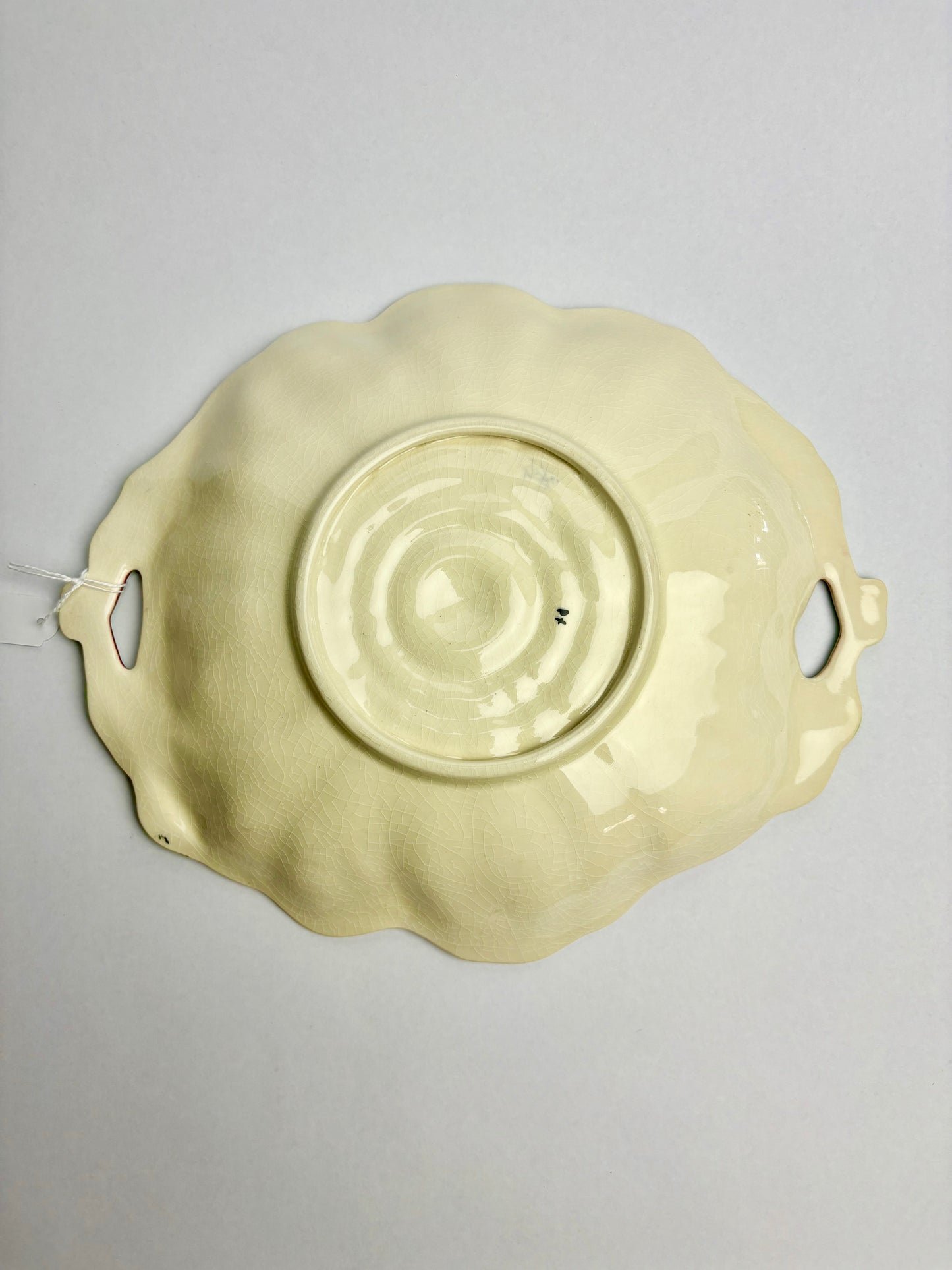 Anemone Majolica Platter by Shorter & Son