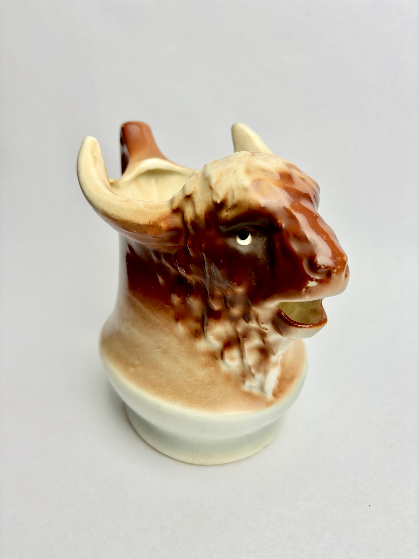 XL Antique Austrian Bison Pitcher