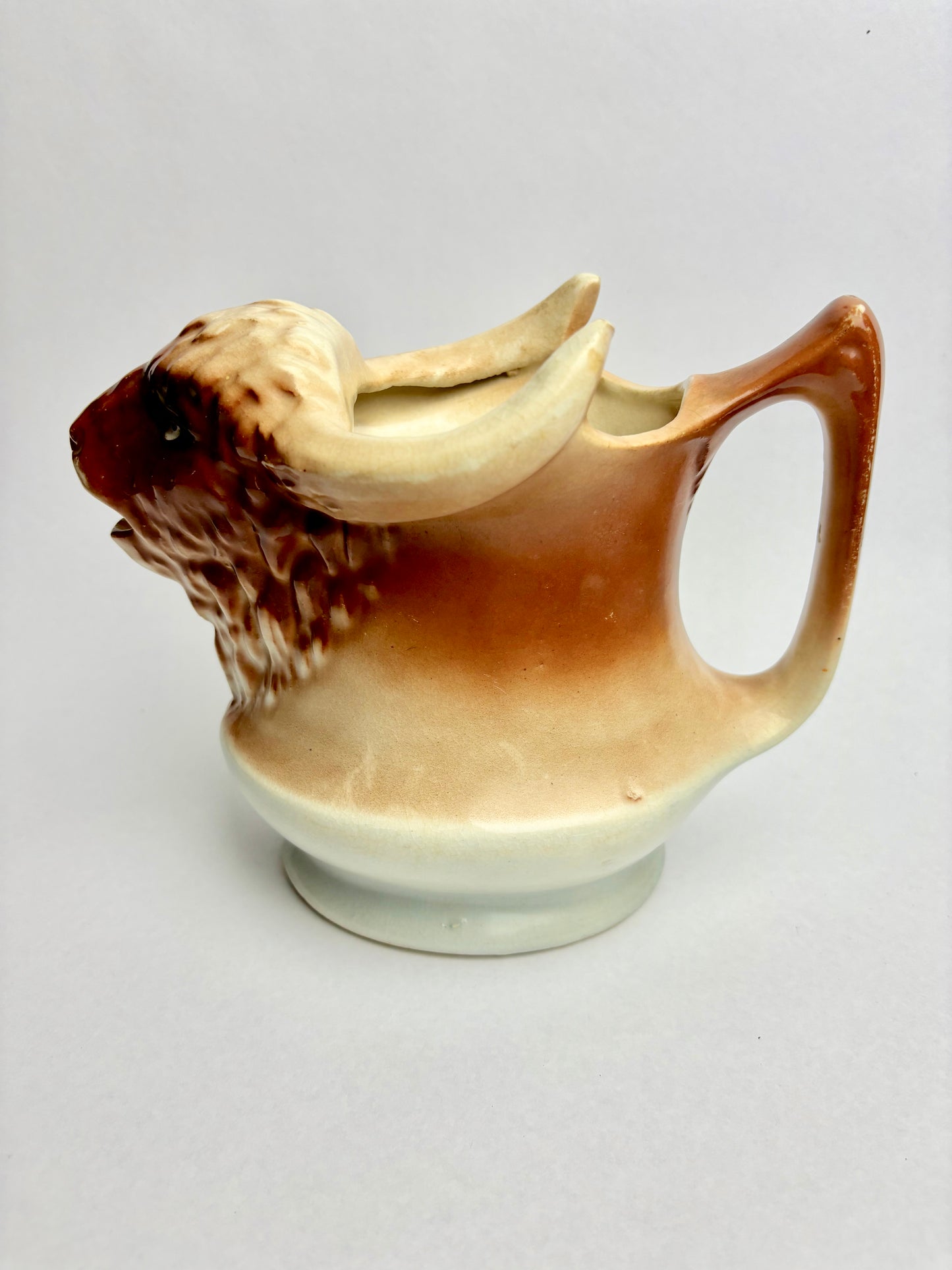 XL Antique Austrian Bison Pitcher