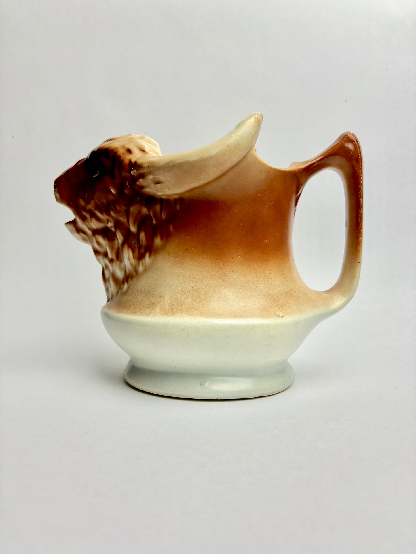XL Antique Austrian Bison Pitcher